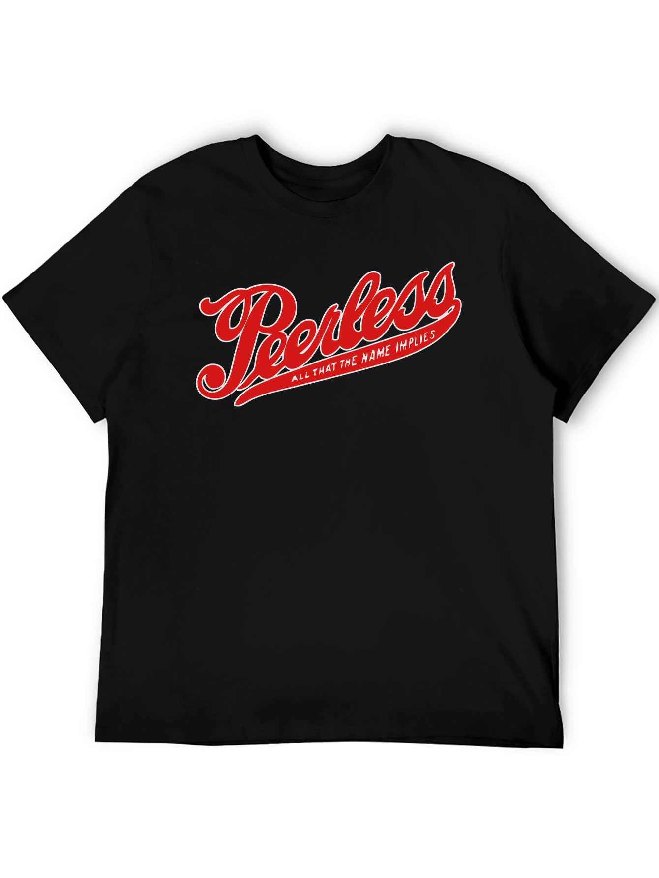 Peerless Graphic T-Shirt - Black Cotton Blend