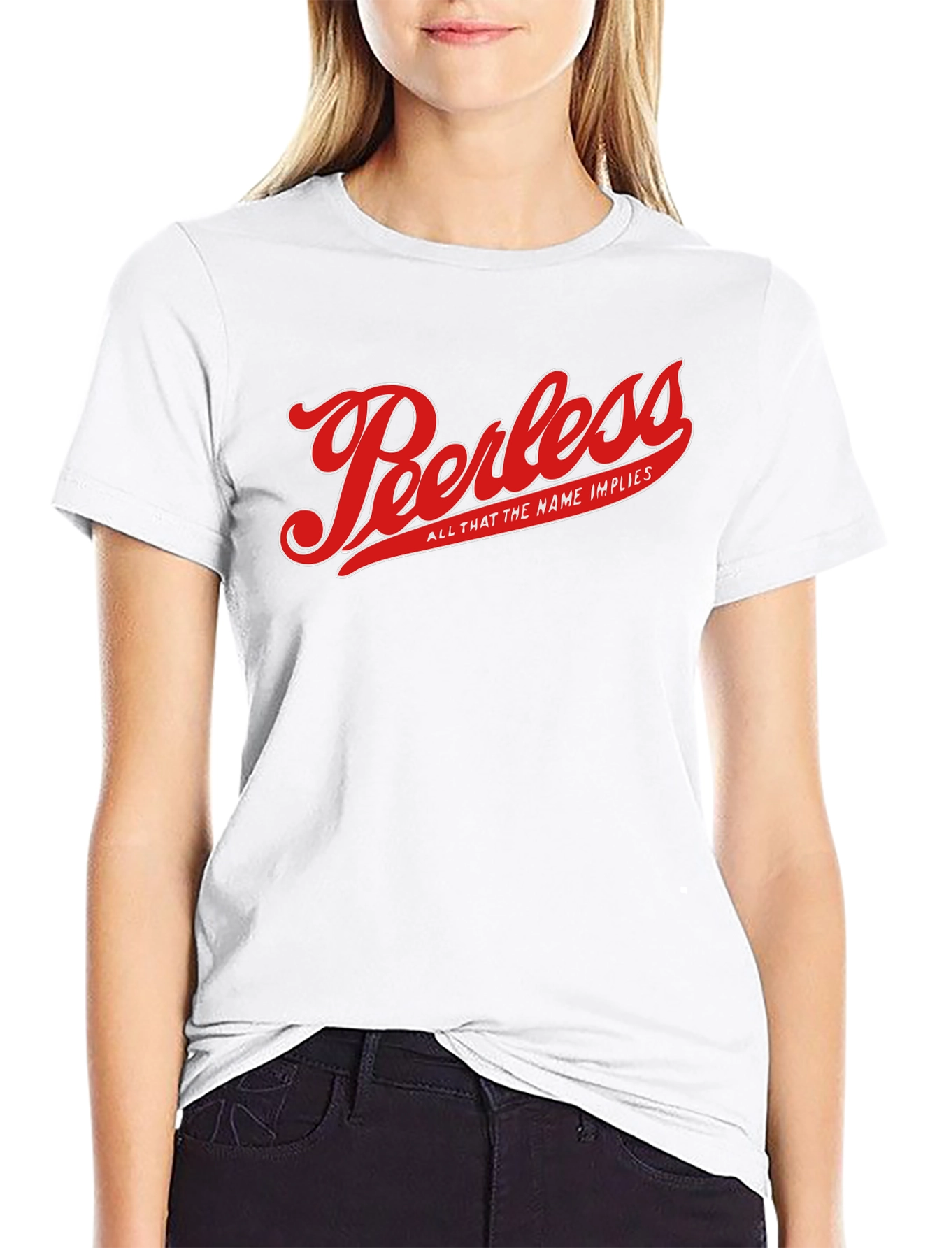 Peerless Graphic T-Shirt - Black Cotton Blend