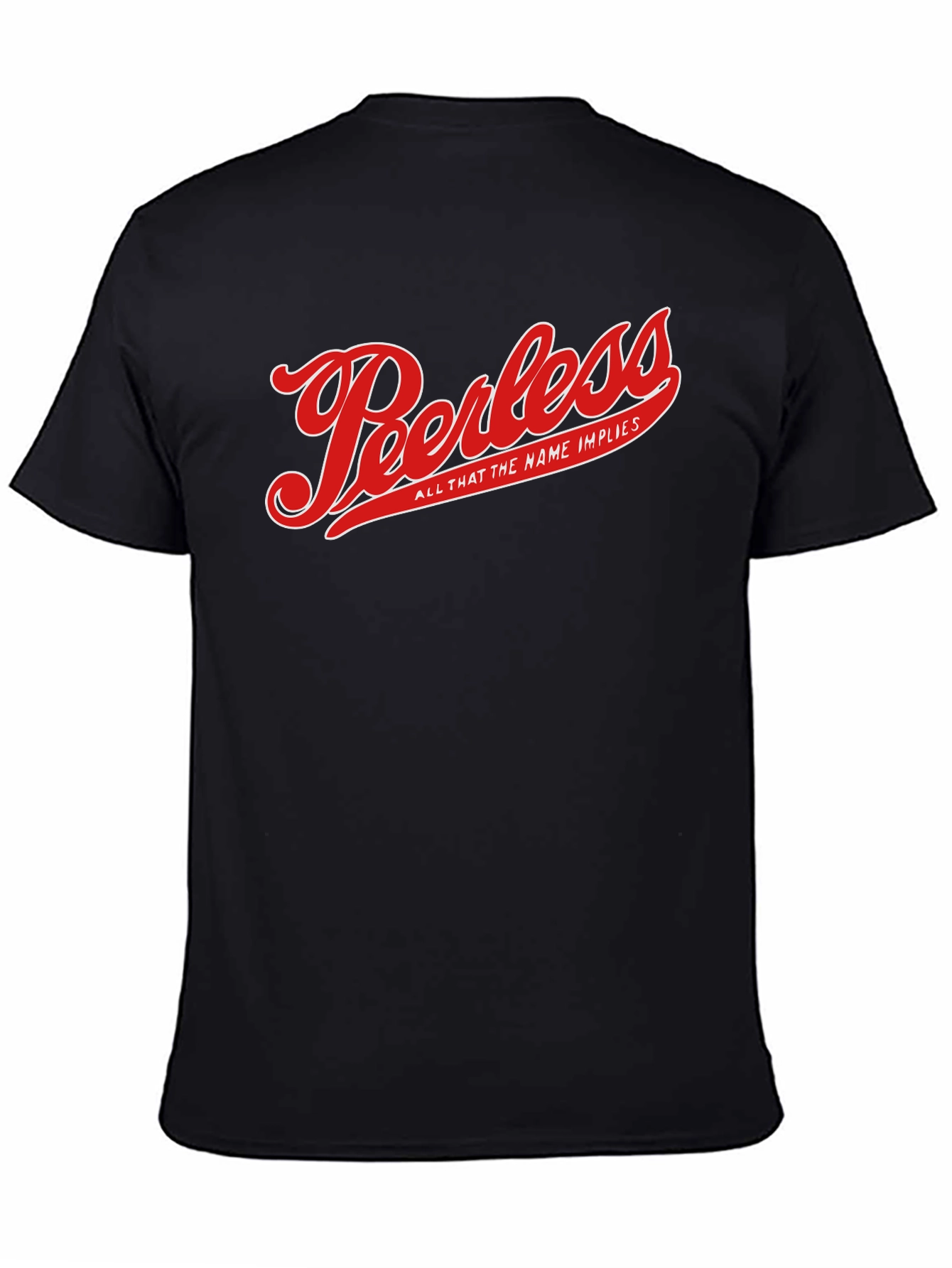 Peerless Graphic T-Shirt - Black Cotton Blend