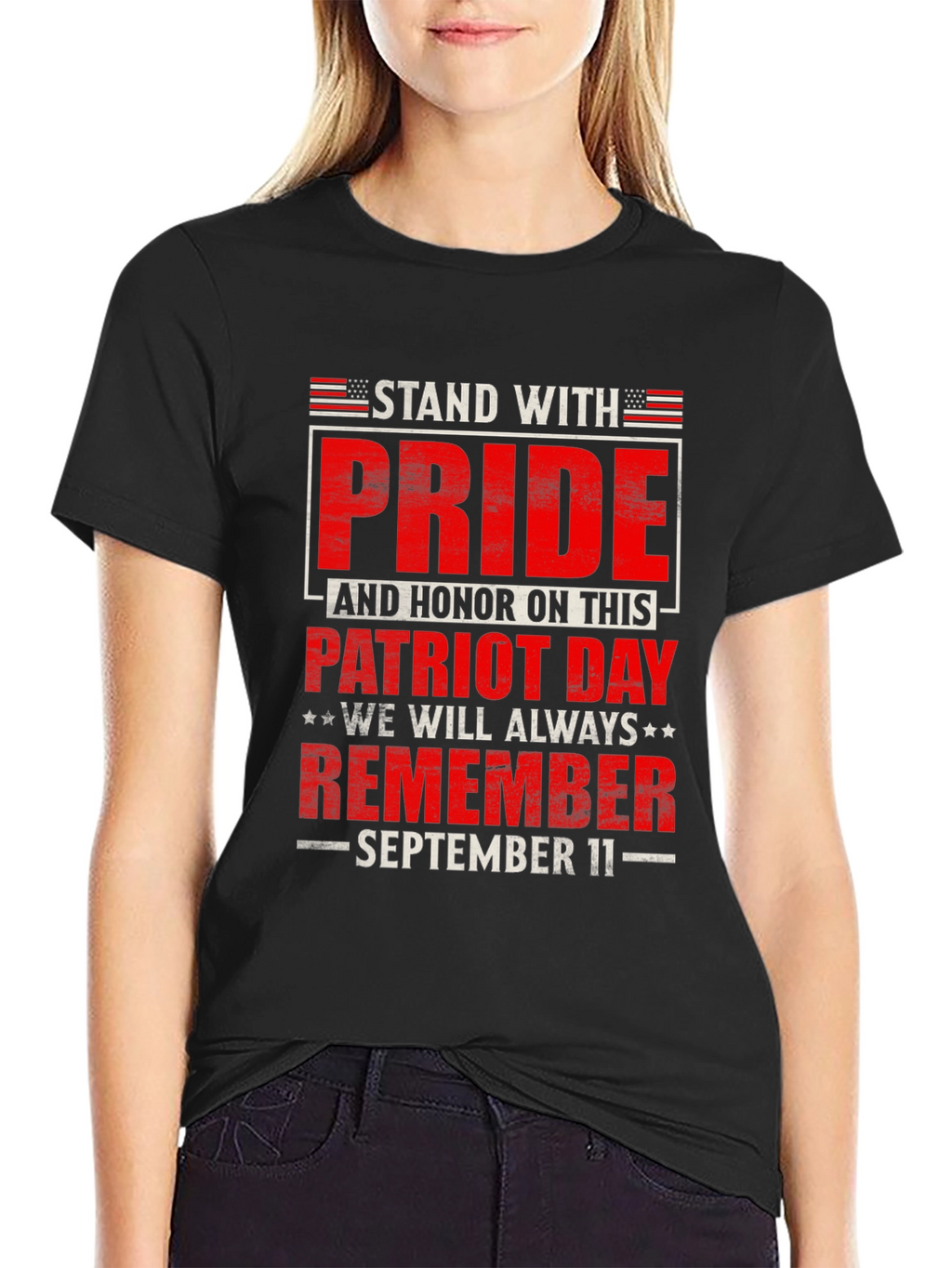 Patriot Day Remember 9/11 Graphic Tee