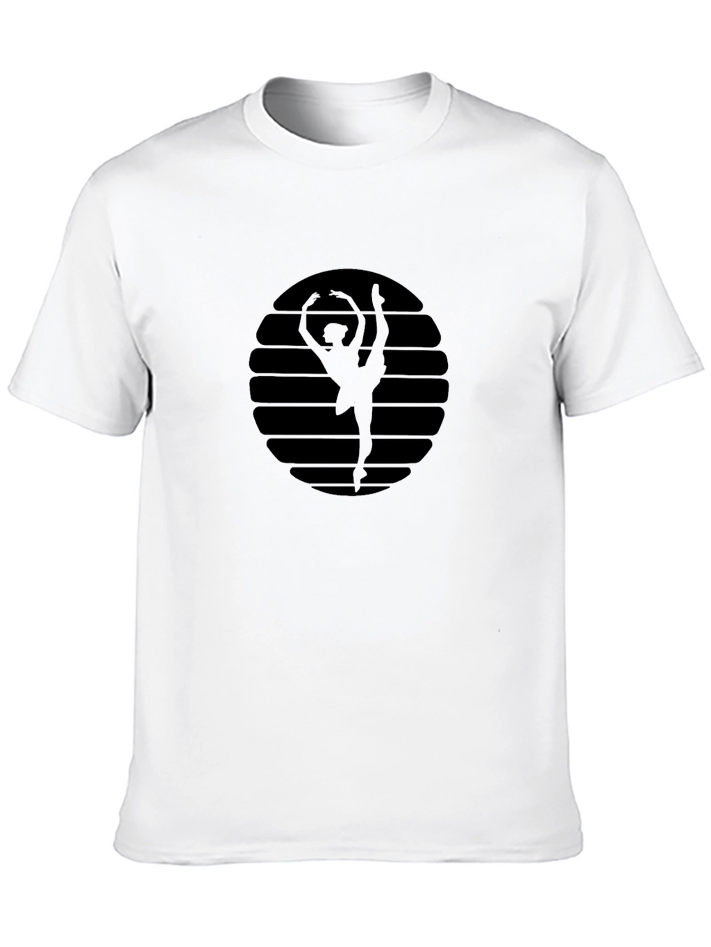 Ballerina Silhouette Graphic T-Shirt