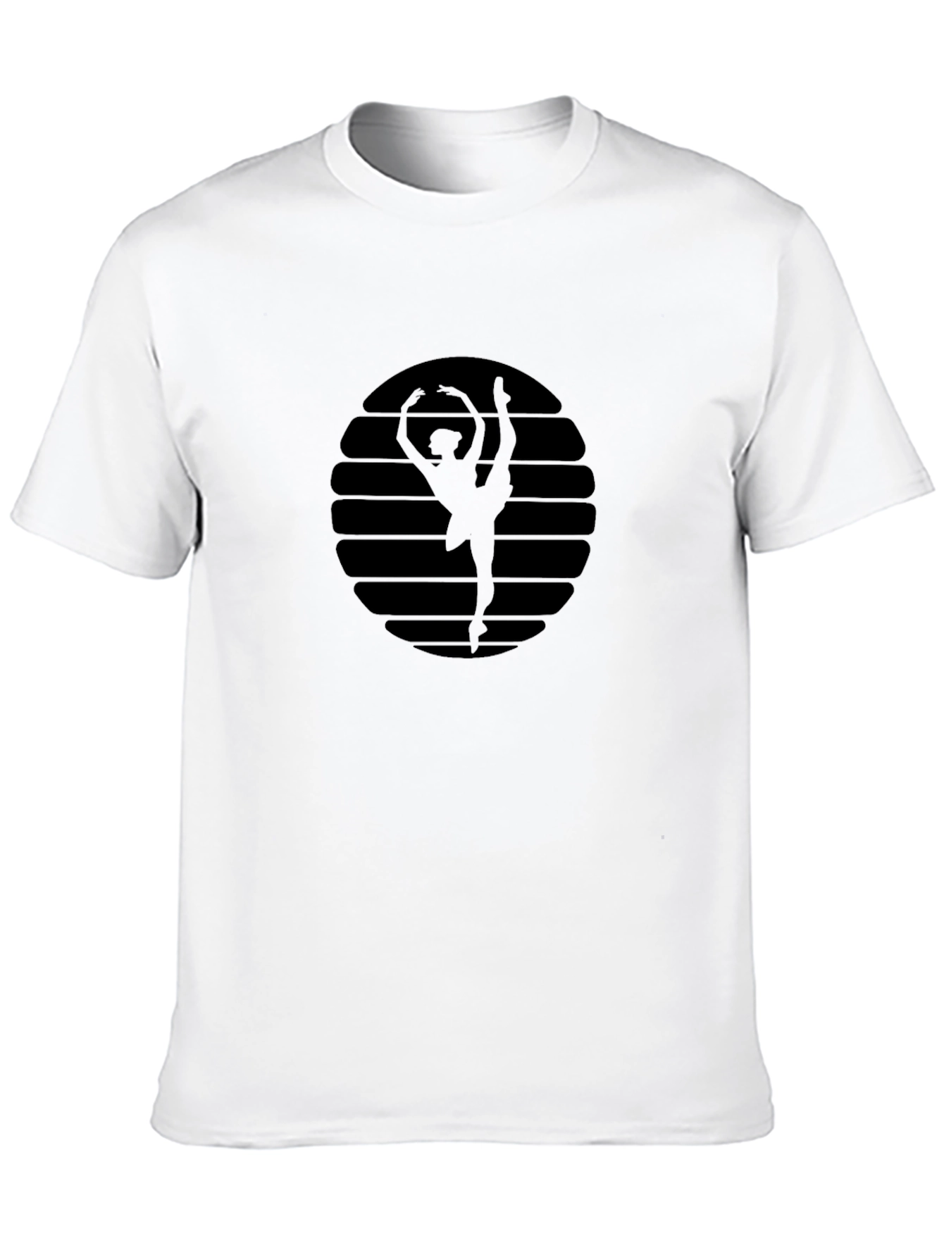 Ballerina Silhouette Graphic T-Shirt