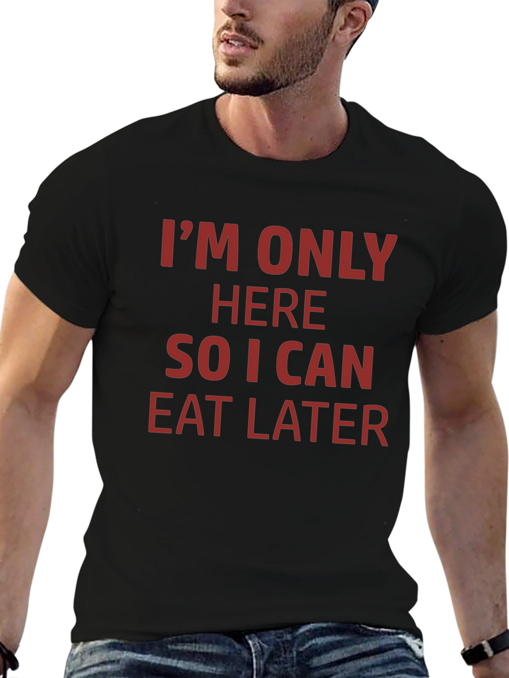 Eat Later T-Shirt - Funny Foodie Tee