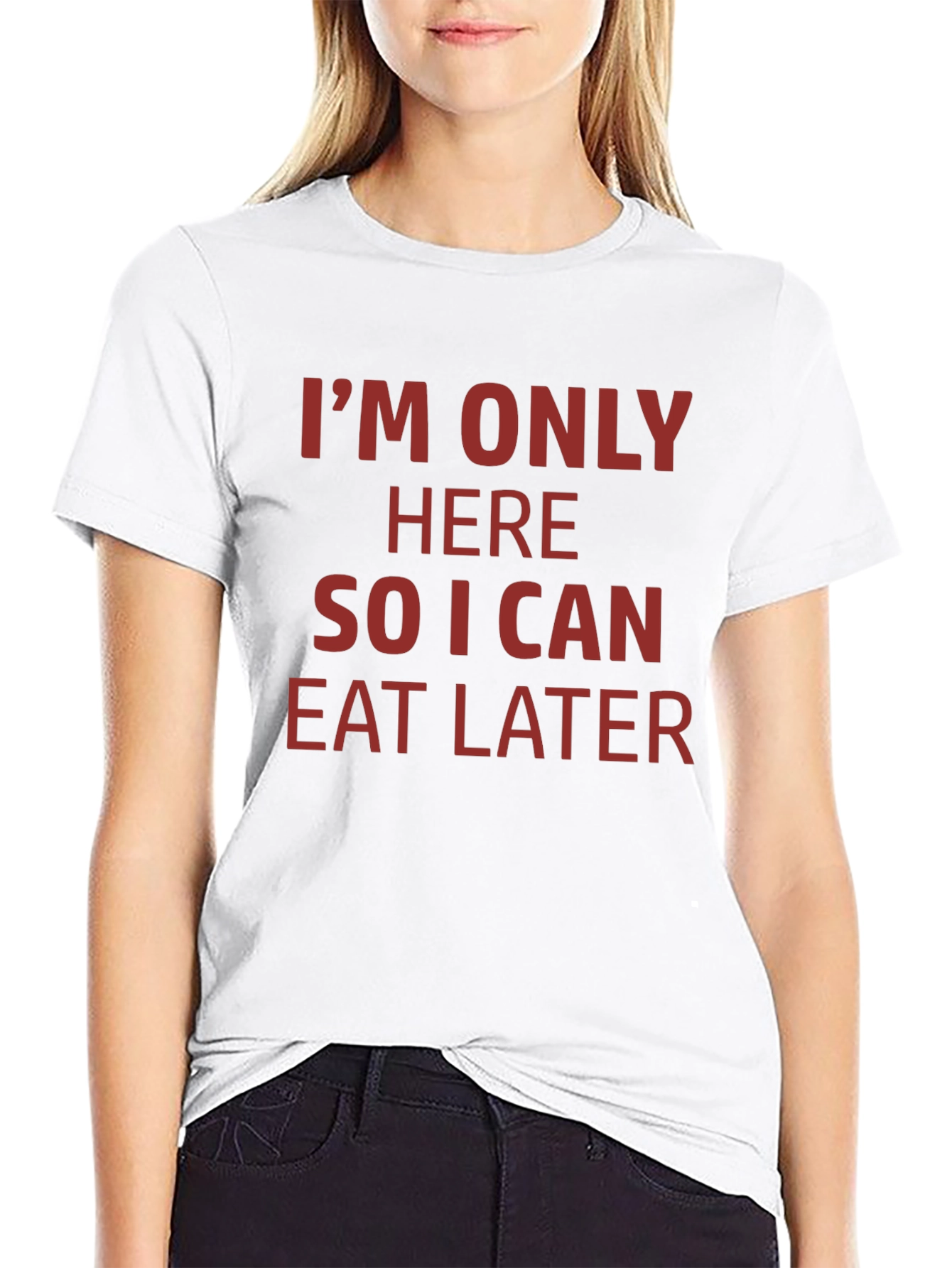 Eat Later T-Shirt - Funny Foodie Tee