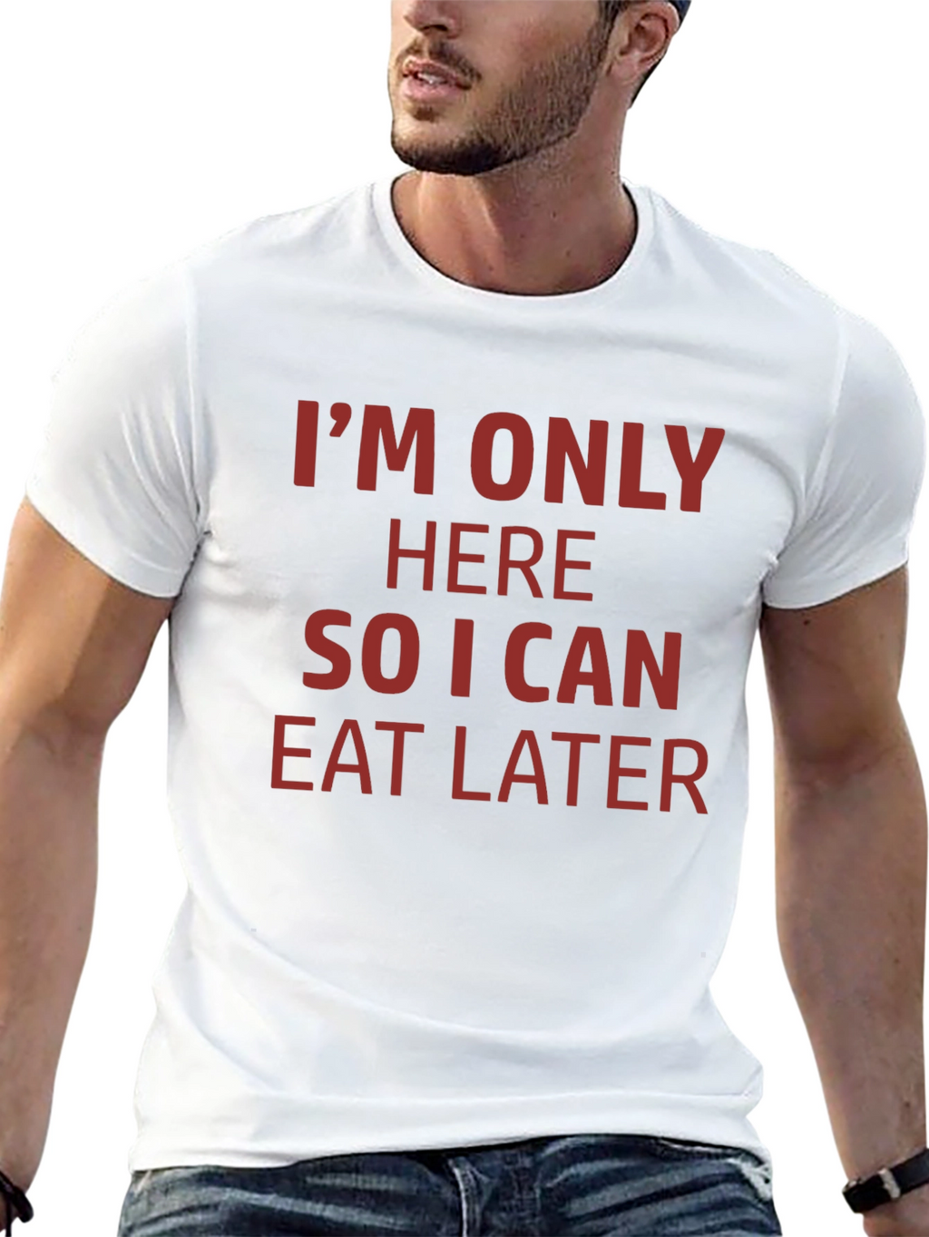 Eat Later T-Shirt - Funny Foodie Tee
