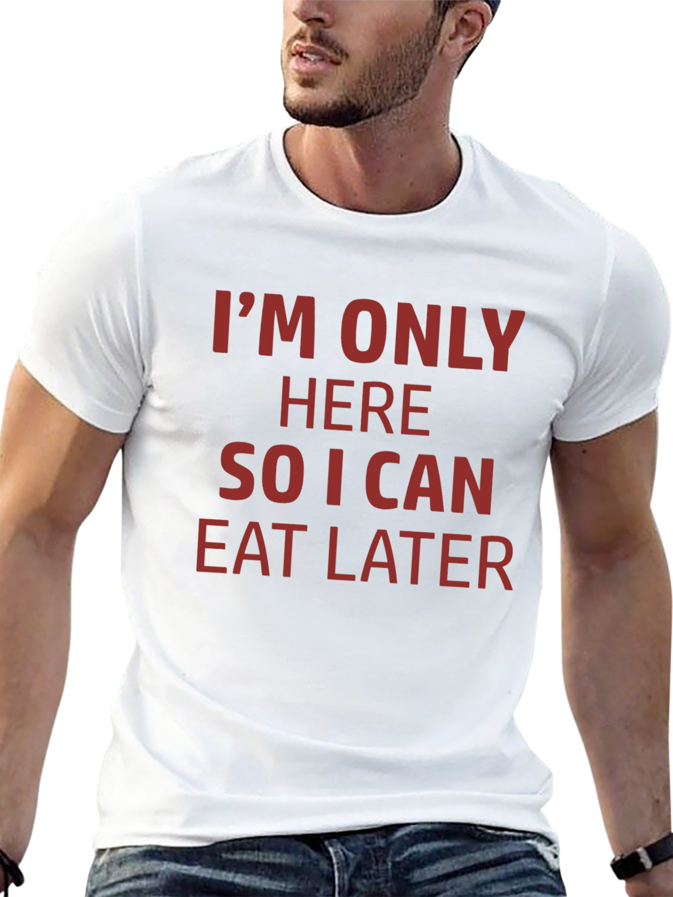 Eat Later T-Shirt - Funny Foodie Tee