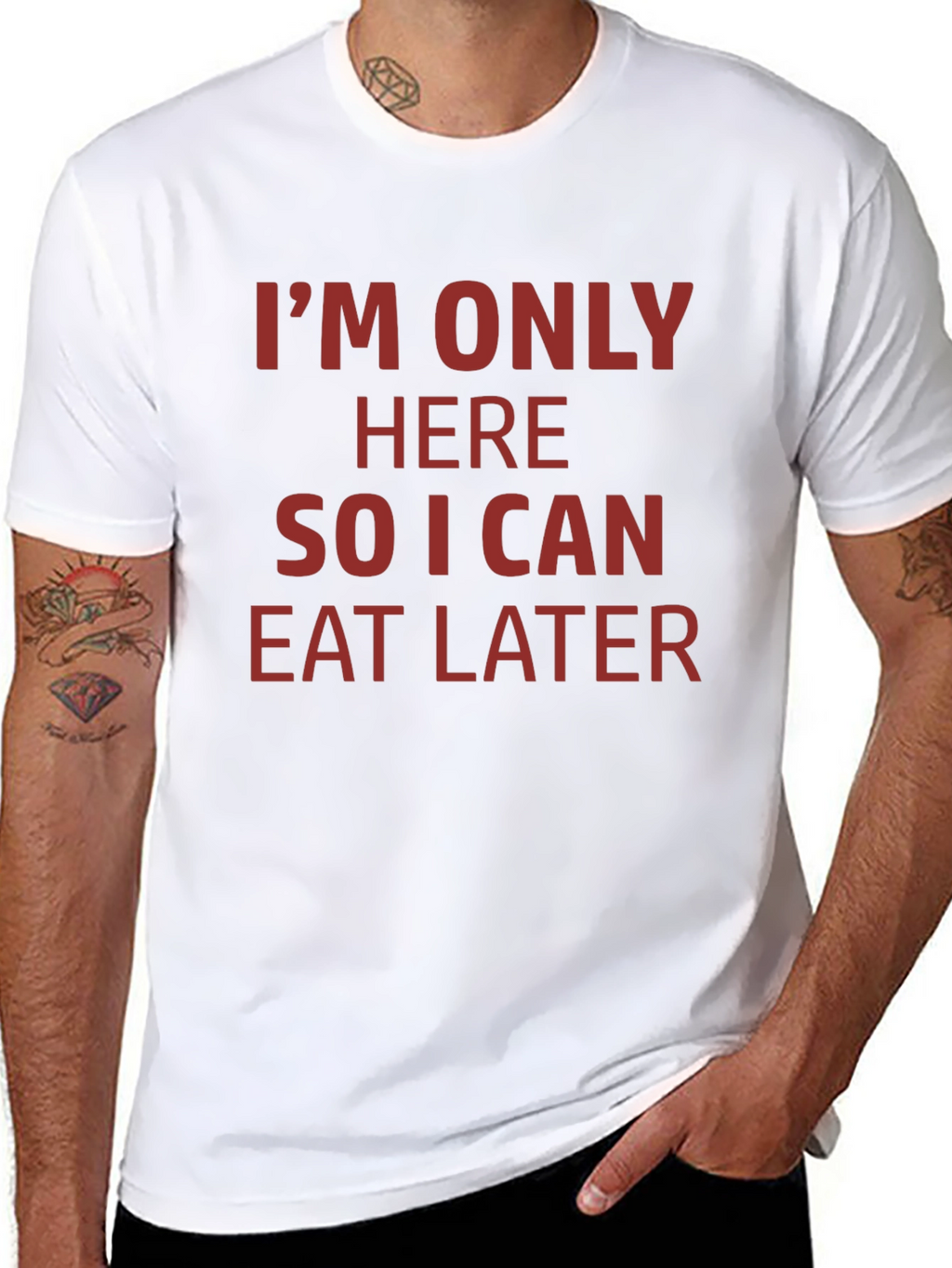 Eat Later T-Shirt - Funny Foodie Tee