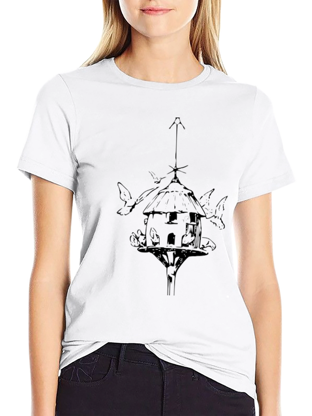 Birdhouse Graphic Tee - Stylish Casual Comfort