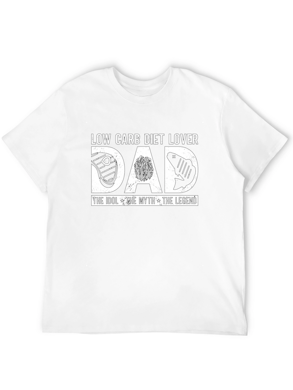 Low Carb Diet Lover Dad T-Shirt