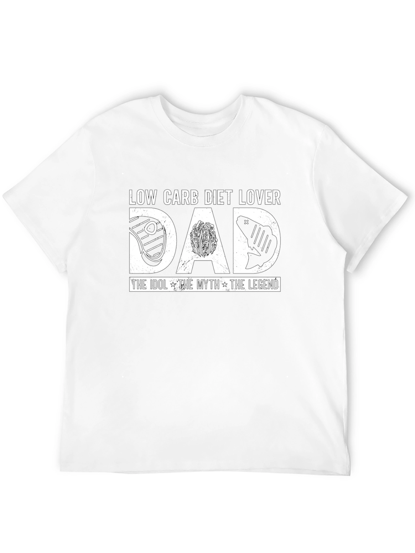 Low Carb Diet Lover Dad T-Shirt
