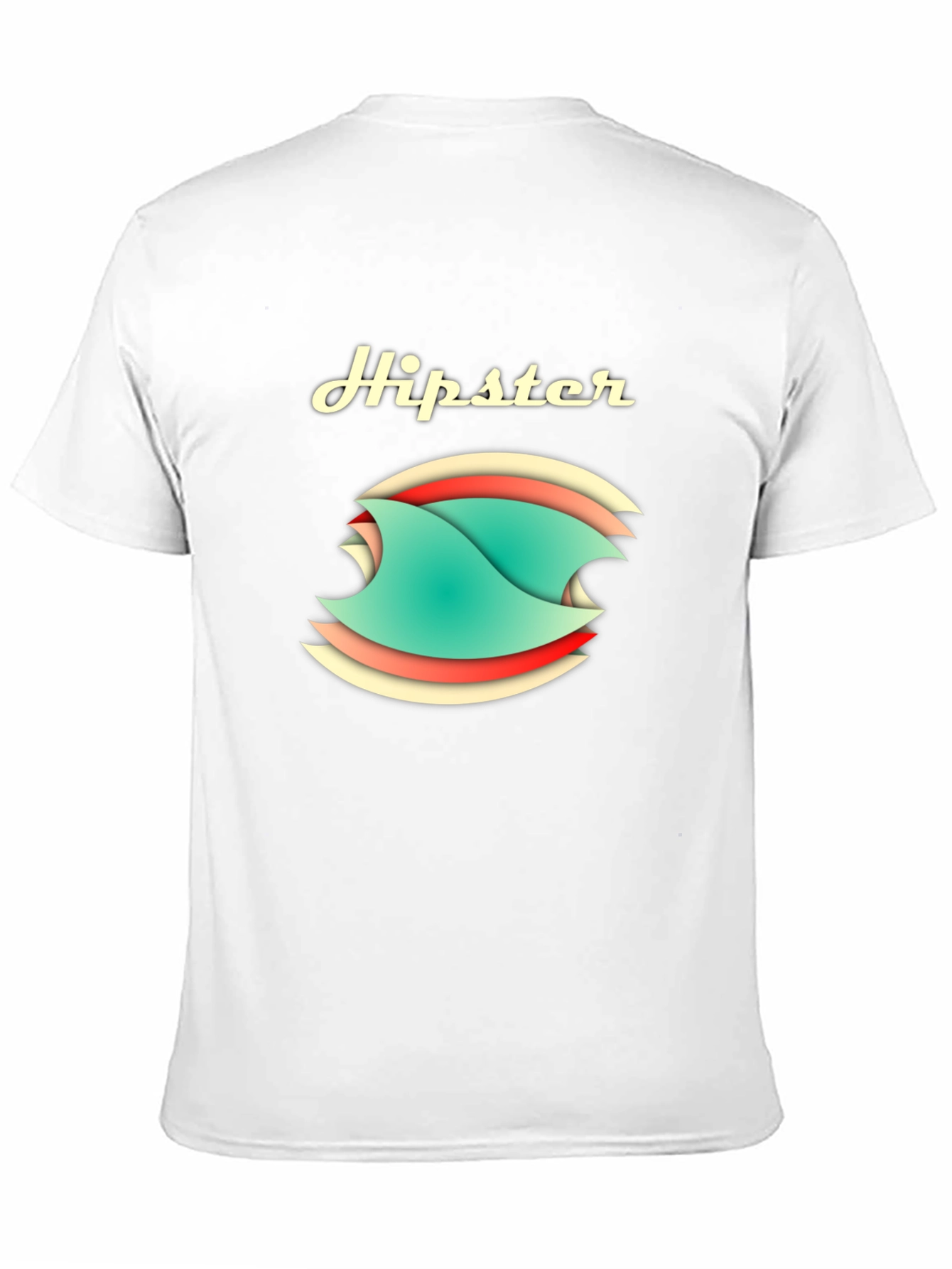 Hipster Graphic Tee - Stylish Cotton Blend T-Shirt