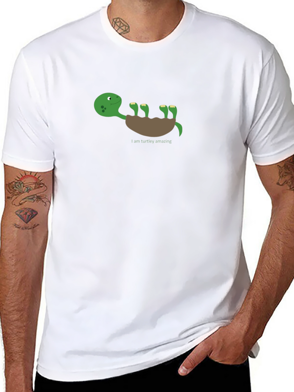 Funny Turtle T-Shirt - I am Turtle-y Amazing!