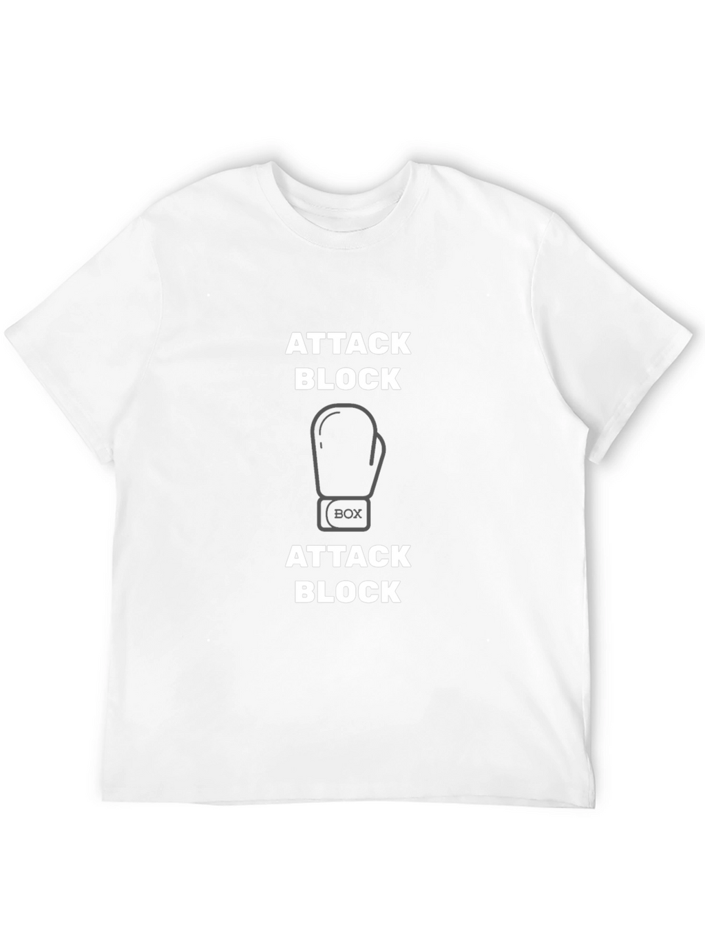 Attack Block Boxing Graphic T-Shirt