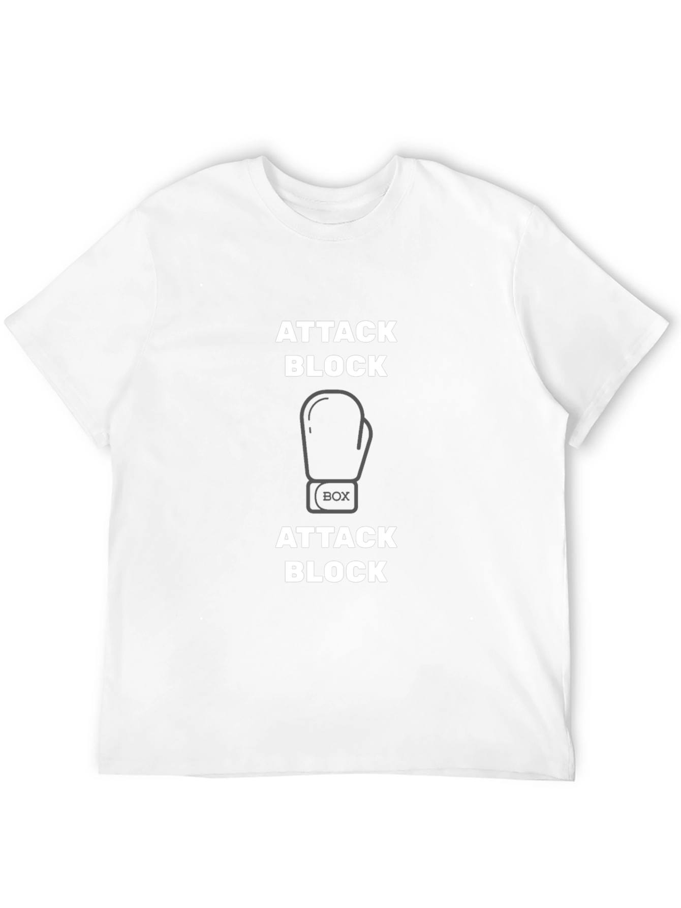 Attack Block Boxing Graphic T-Shirt