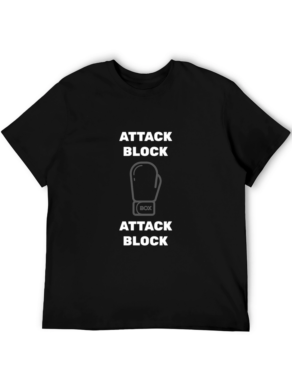 Attack Block Boxing Graphic T-Shirt