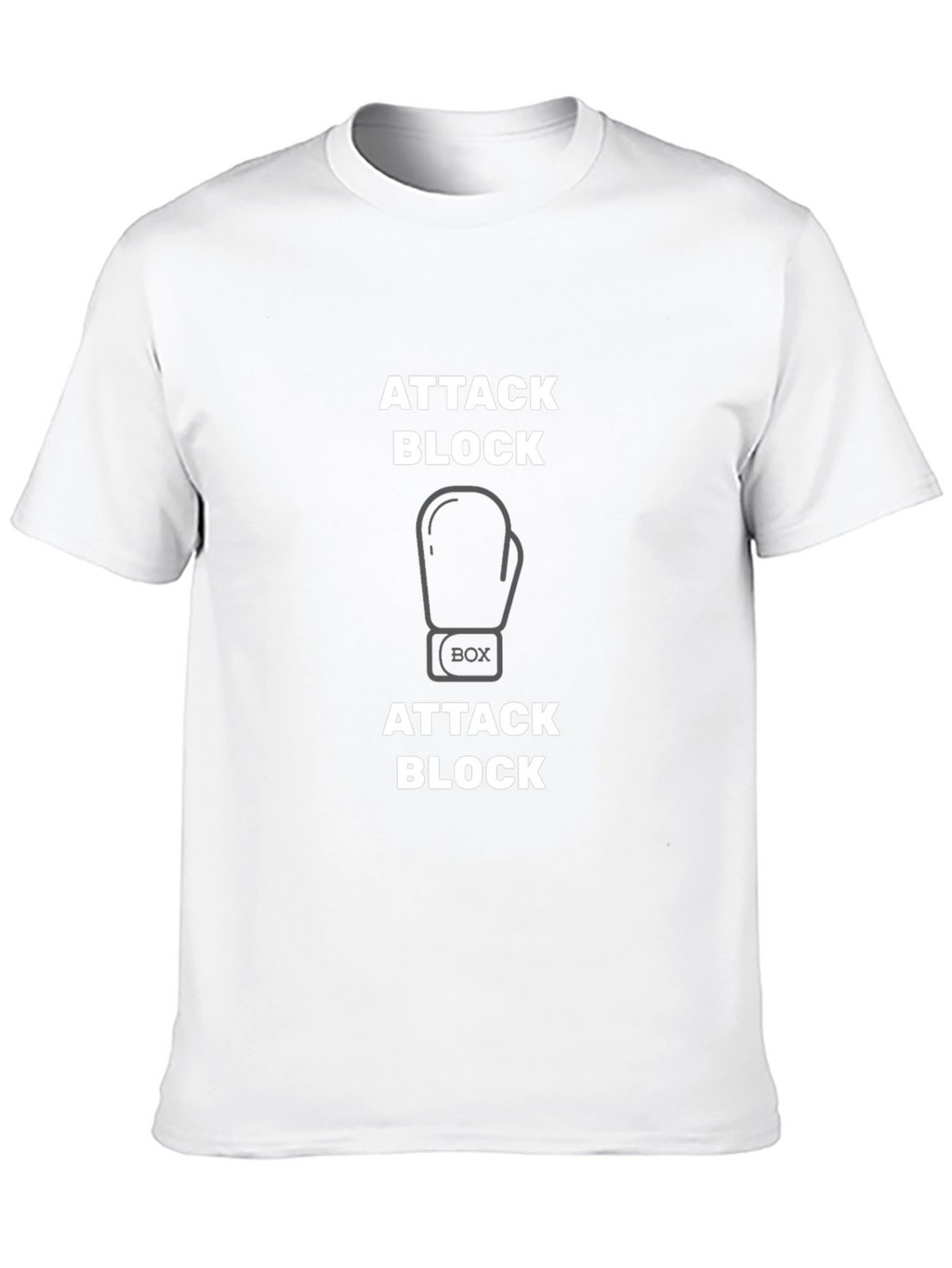 Attack Block Boxing Graphic T-Shirt