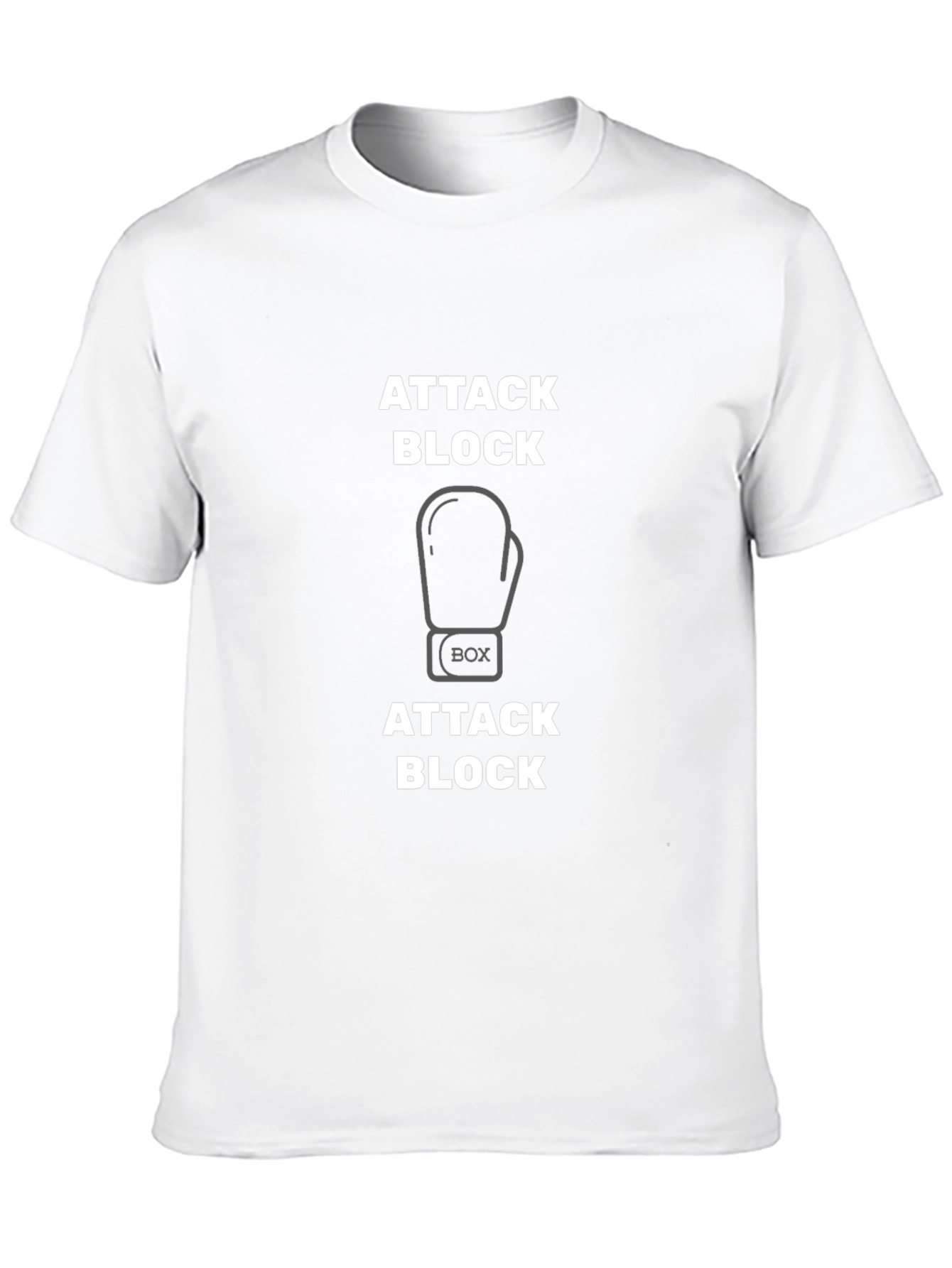 Attack Block Boxing Graphic T-Shirt