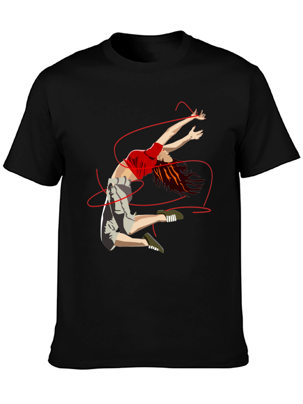 Dancer Graphic Tee - Unisex Black T-Shirt