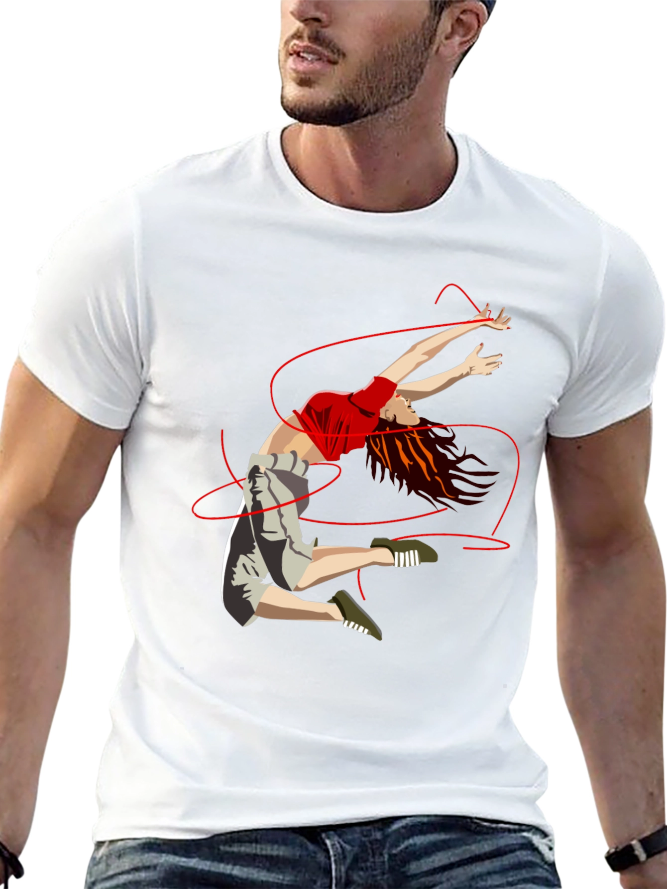 Dancer Graphic Tee - Unisex Black T-Shirt