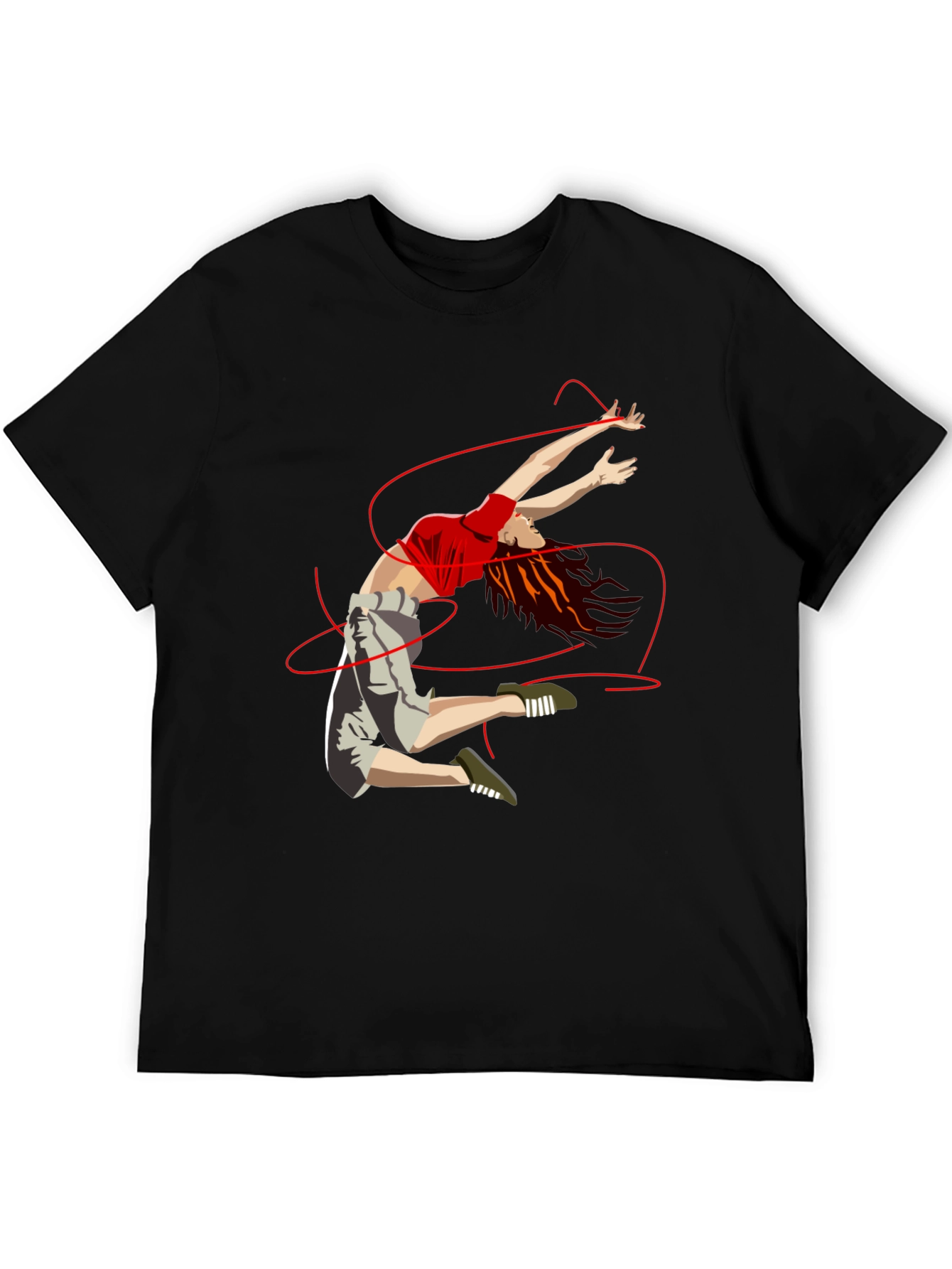 Dancer Graphic Tee - Unisex Black T-Shirt