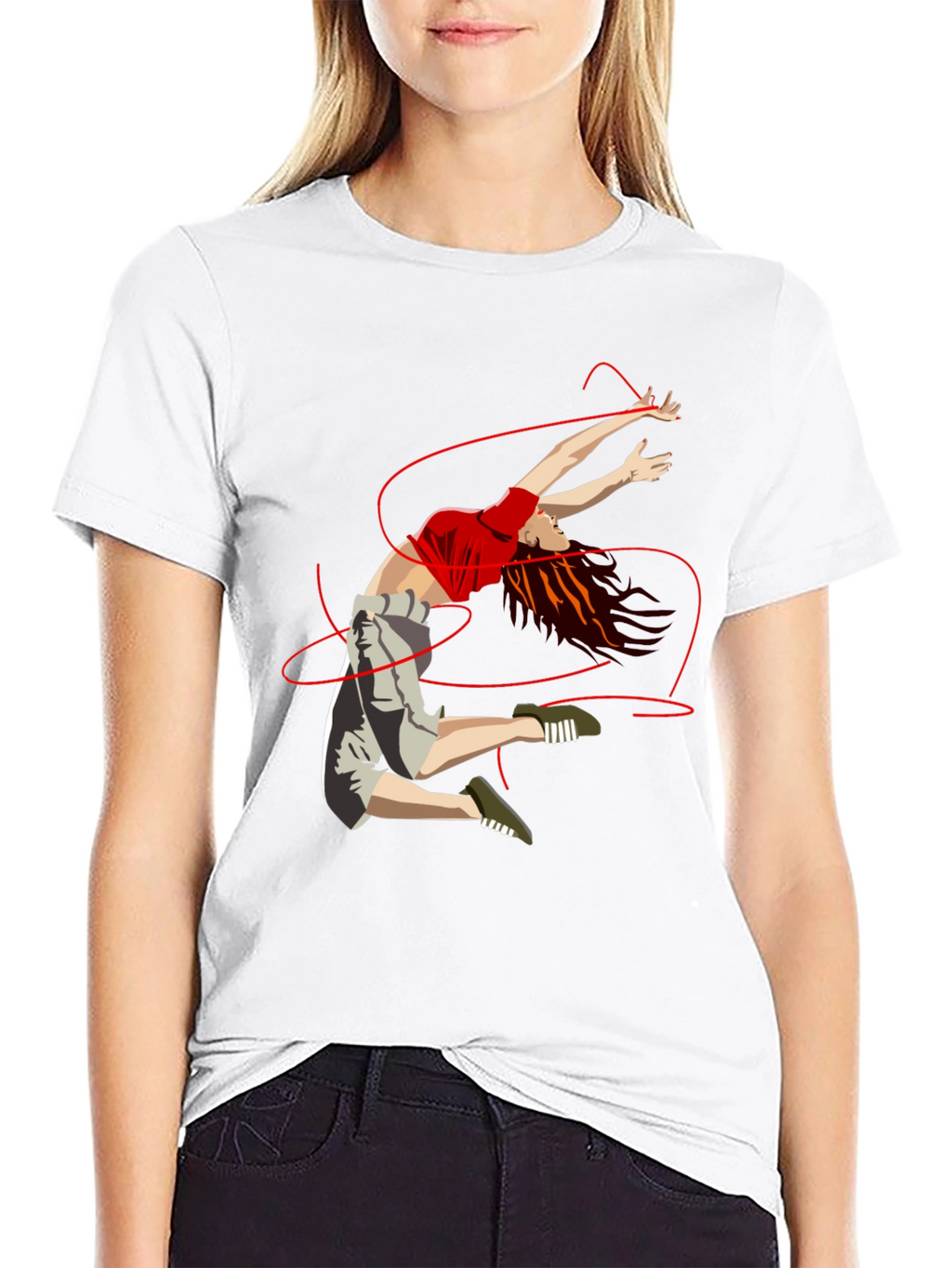 Dancer Graphic Tee - Unisex Black T-Shirt