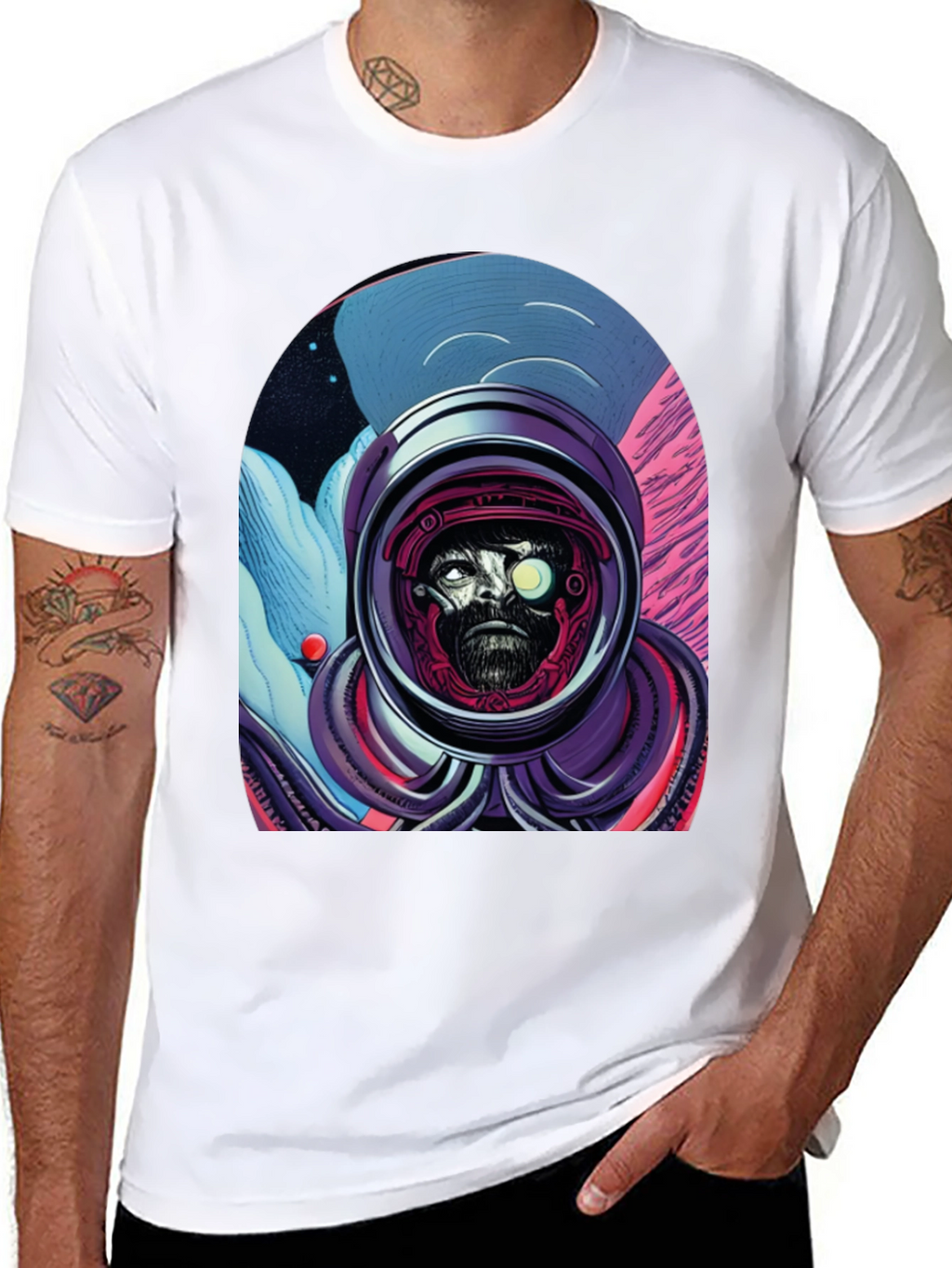 Cosmic Astronaut T-Shirt: Space Explorer Style