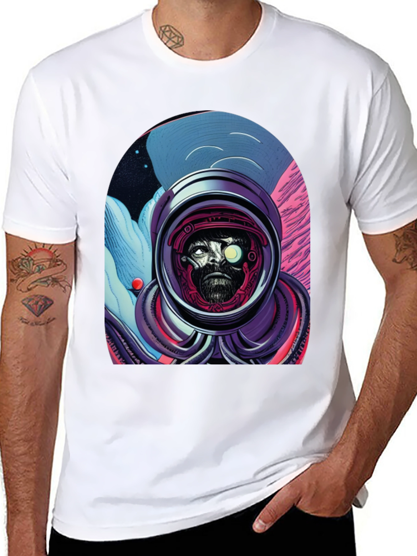 Cosmic Astronaut T-Shirt: Space Explorer Style