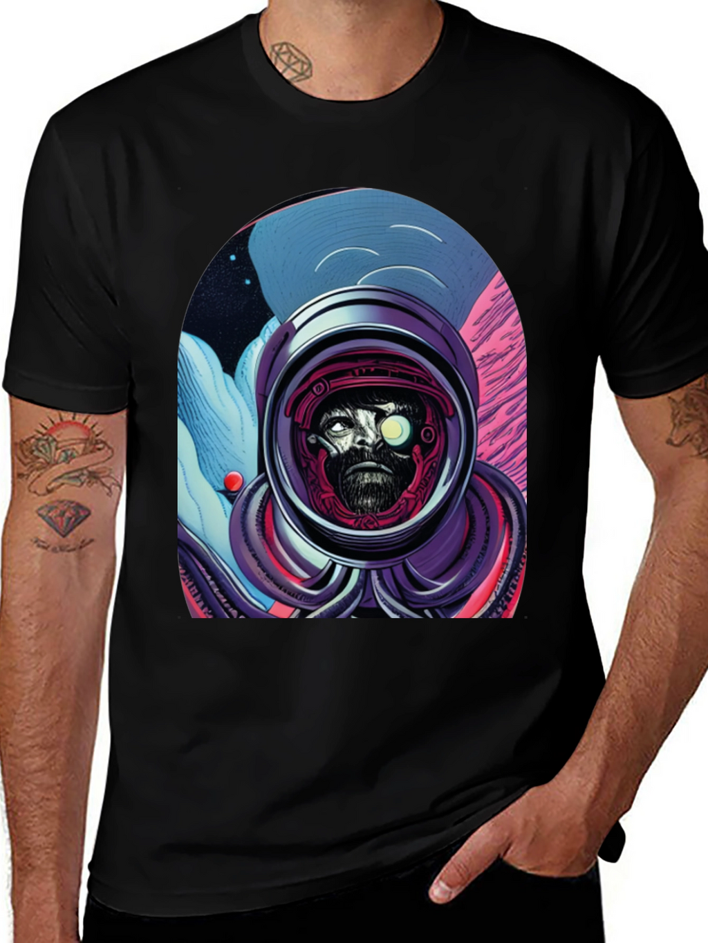 Cosmic Astronaut T-Shirt: Space Explorer Style