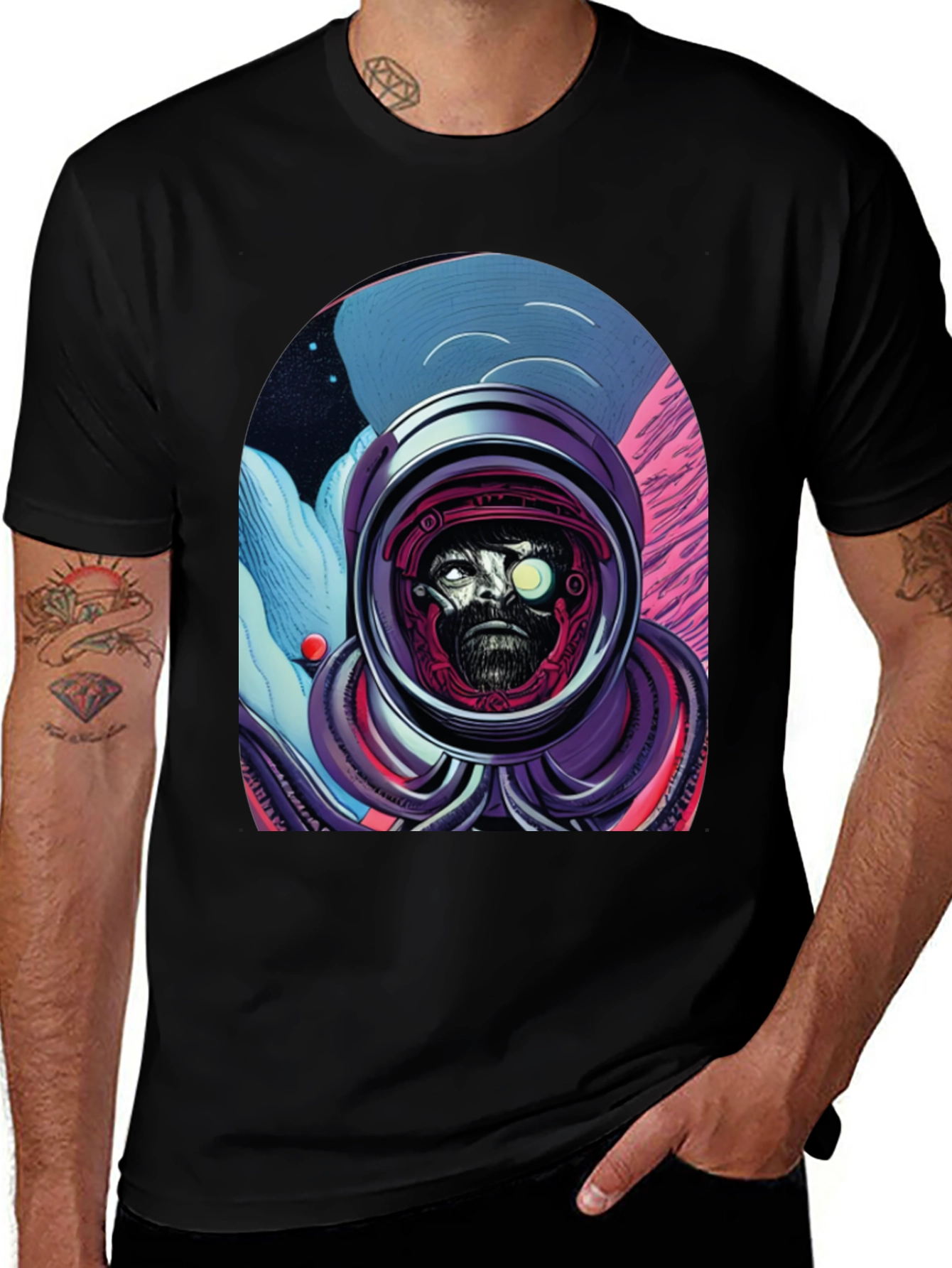 Cosmic Astronaut T-Shirt: Space Explorer Style
