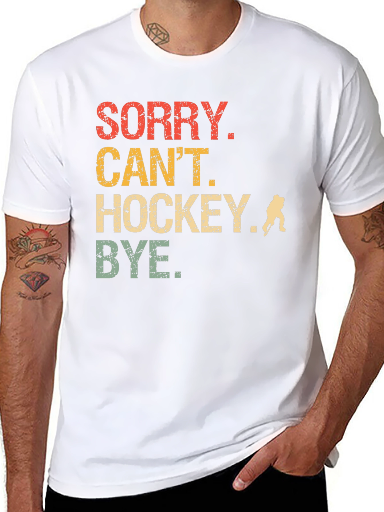 Sorry Cant Hockey T-Shirt