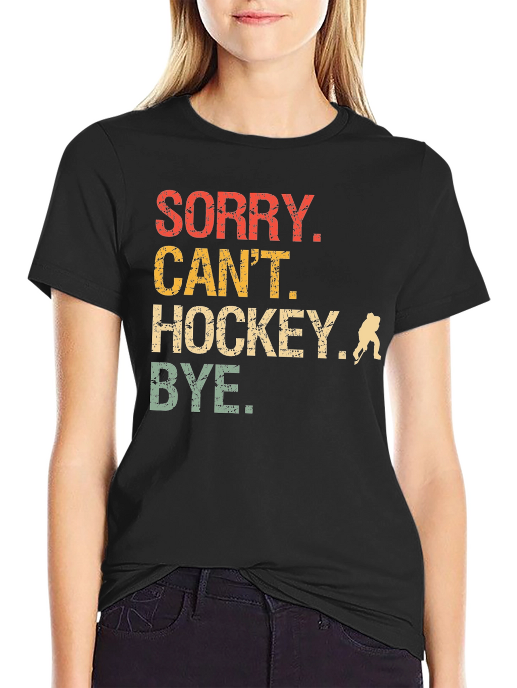 Sorry Cant Hockey T-Shirt