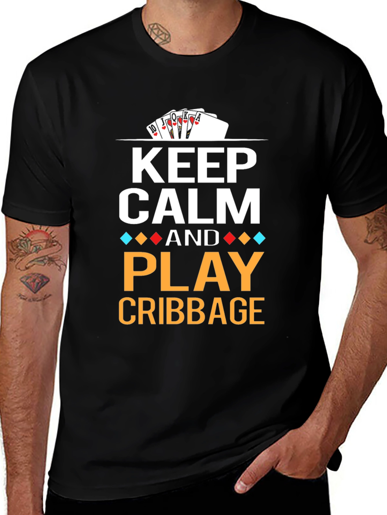 Keep Calm and Play Cribbage T-Shirt
