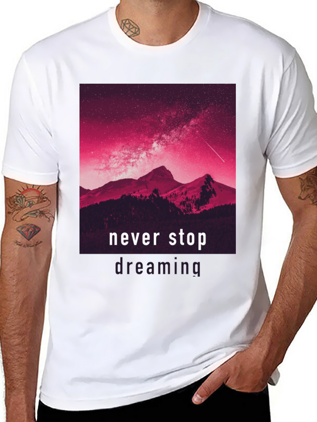 Never Stop Dreaming Graphic Tee
