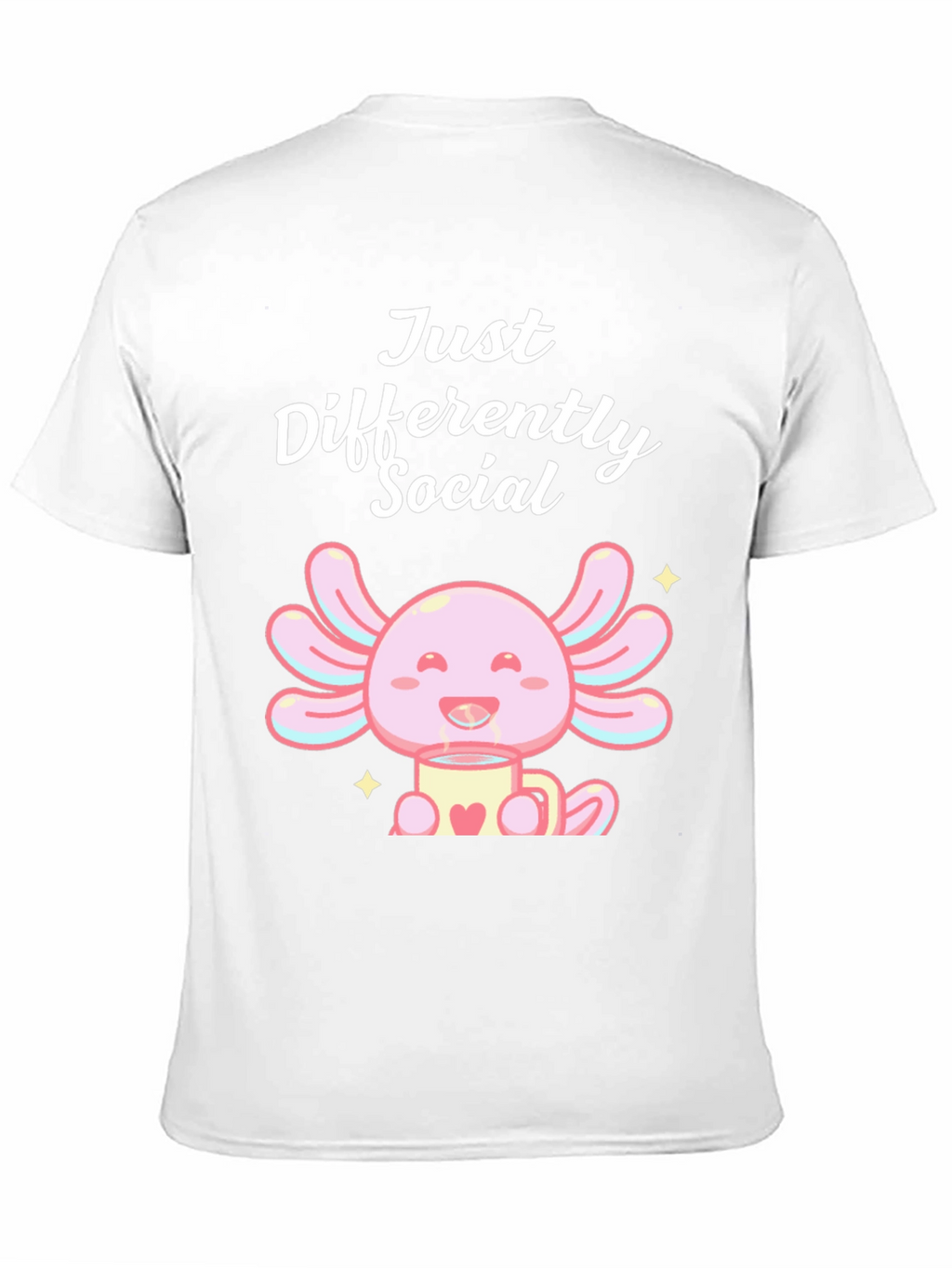 Just Differently Social Axolotl T-Shirt