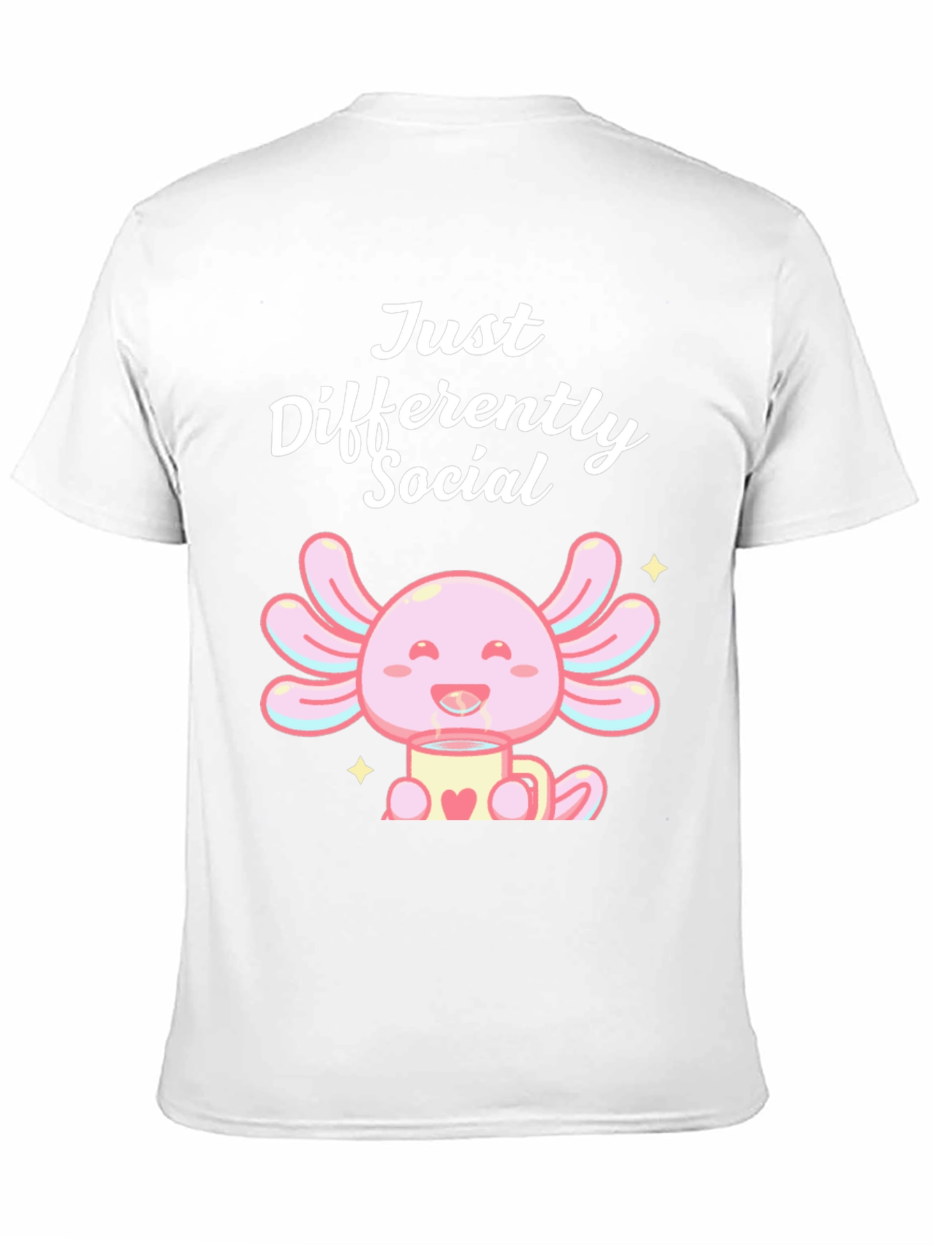 Just Differently Social Axolotl T-Shirt
