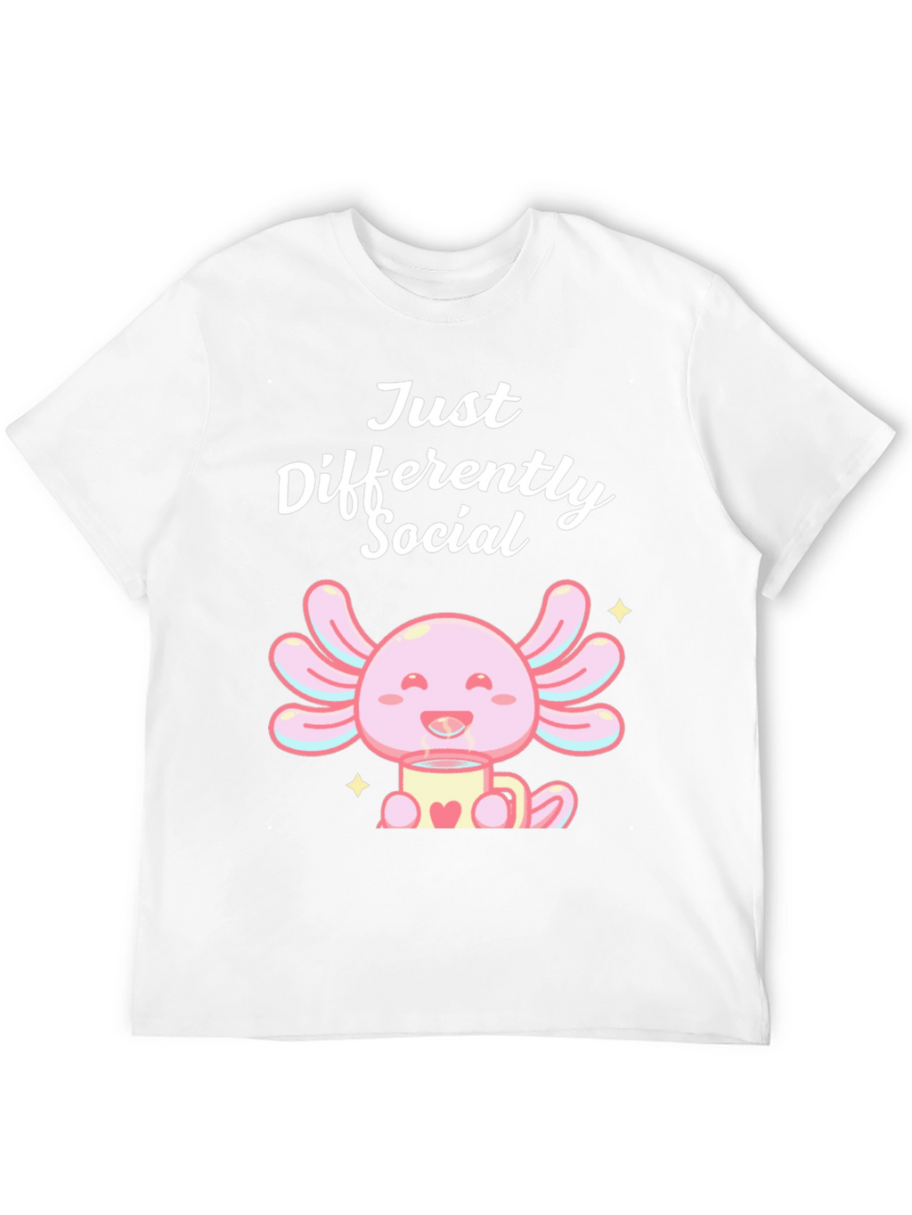 Just Differently Social Axolotl T-Shirt