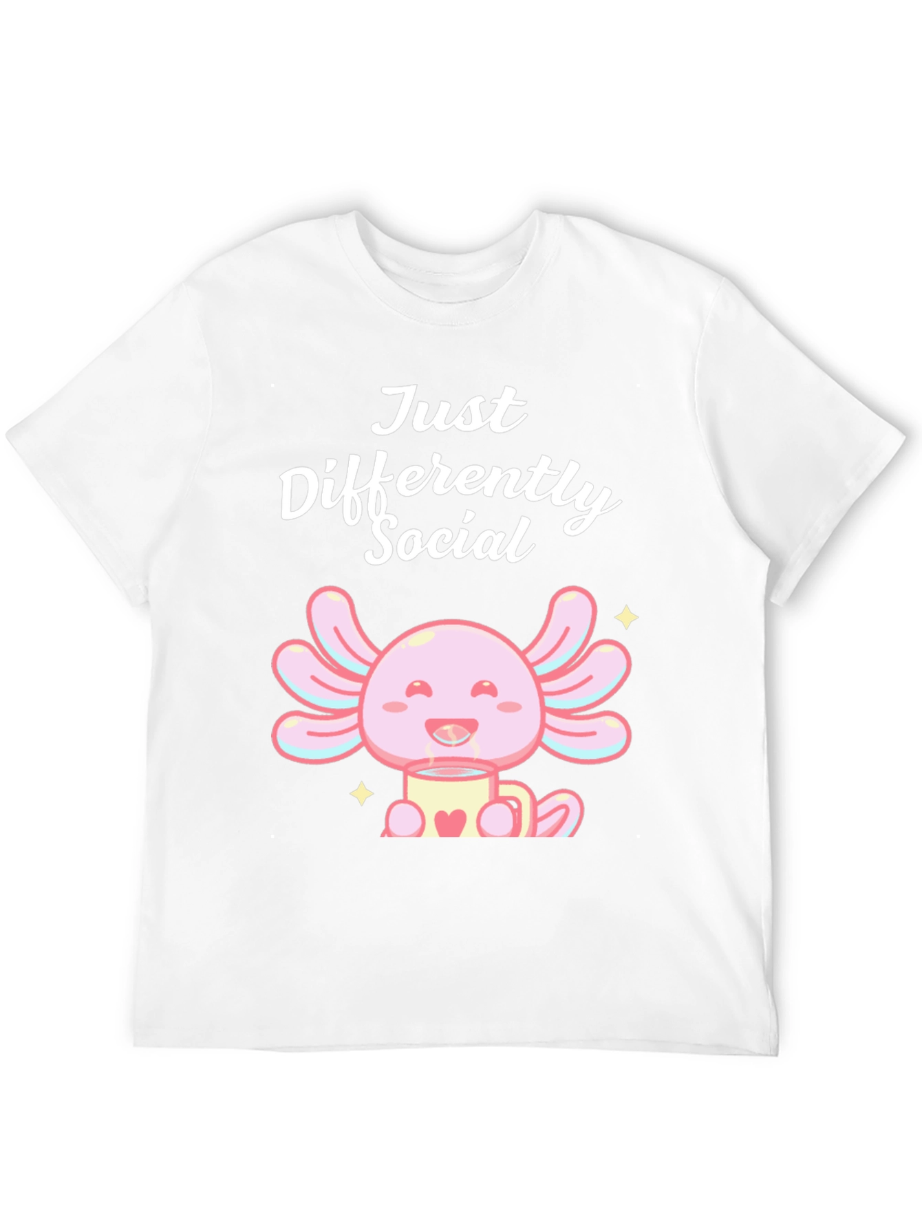 Just Differently Social Axolotl T-Shirt