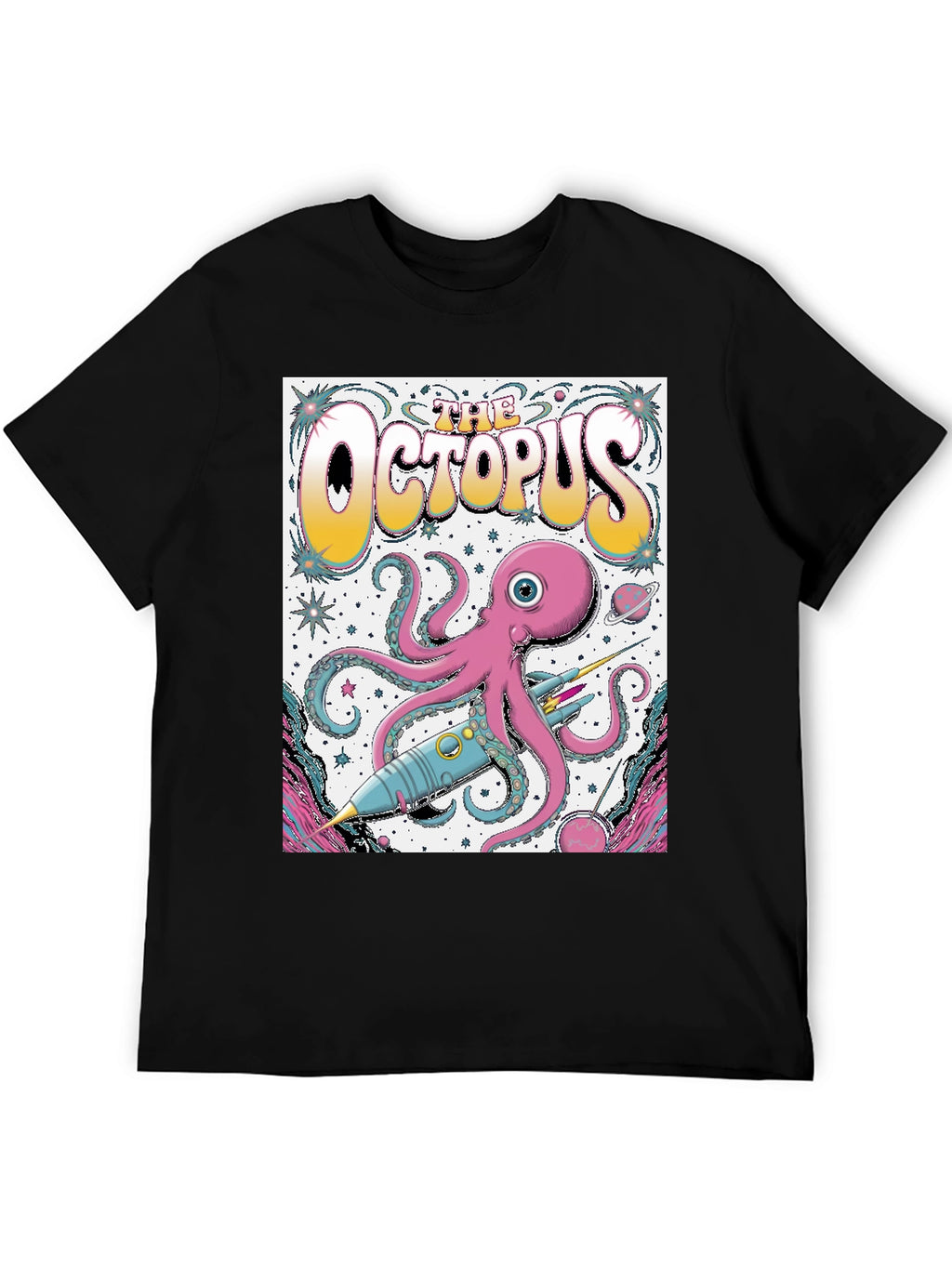 The Octopus Graphic T-Shirt - Space Adventure Tee