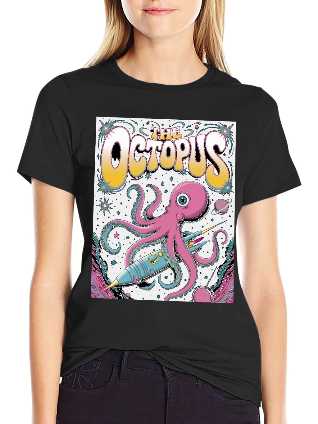 The Octopus Graphic T-Shirt - Space Adventure Tee
