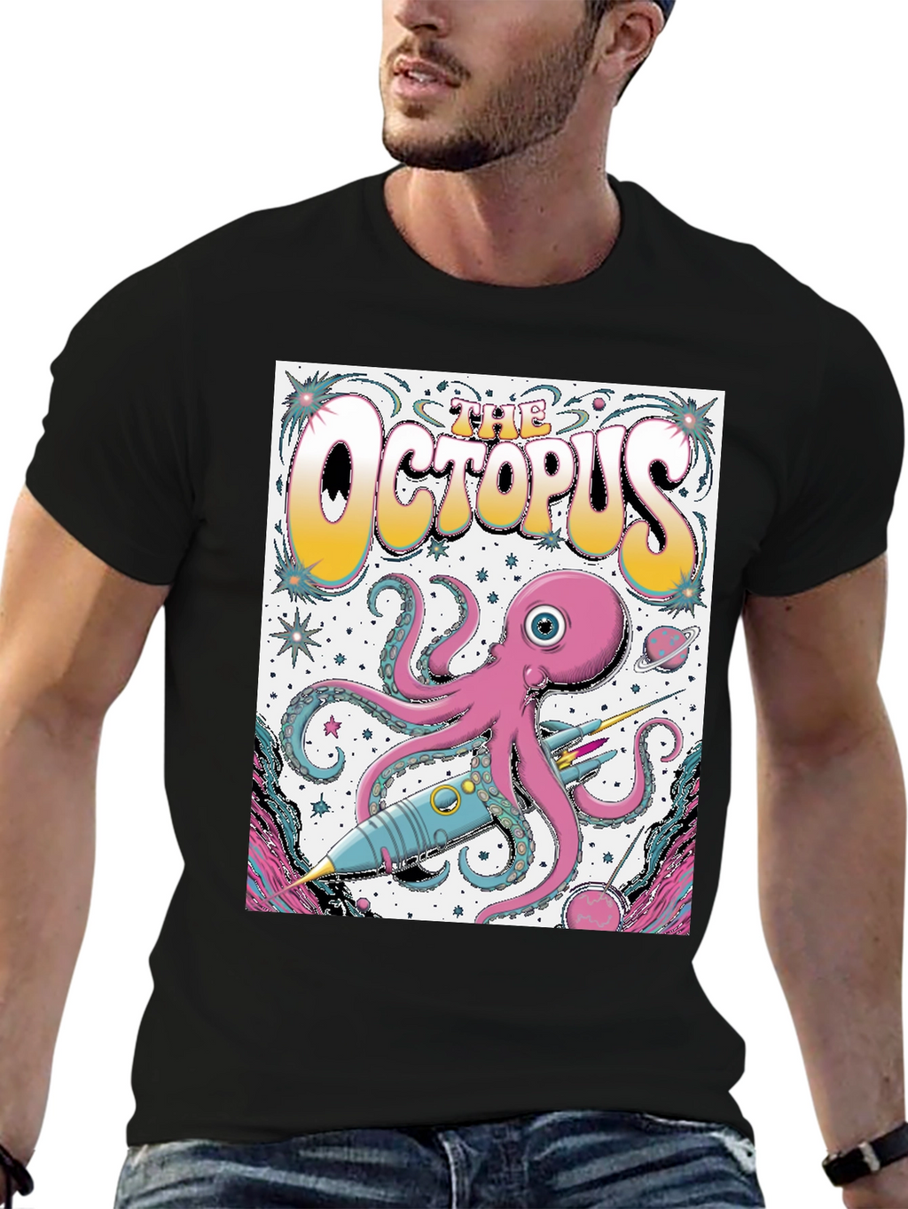 The Octopus Graphic T-Shirt - Space Adventure Tee