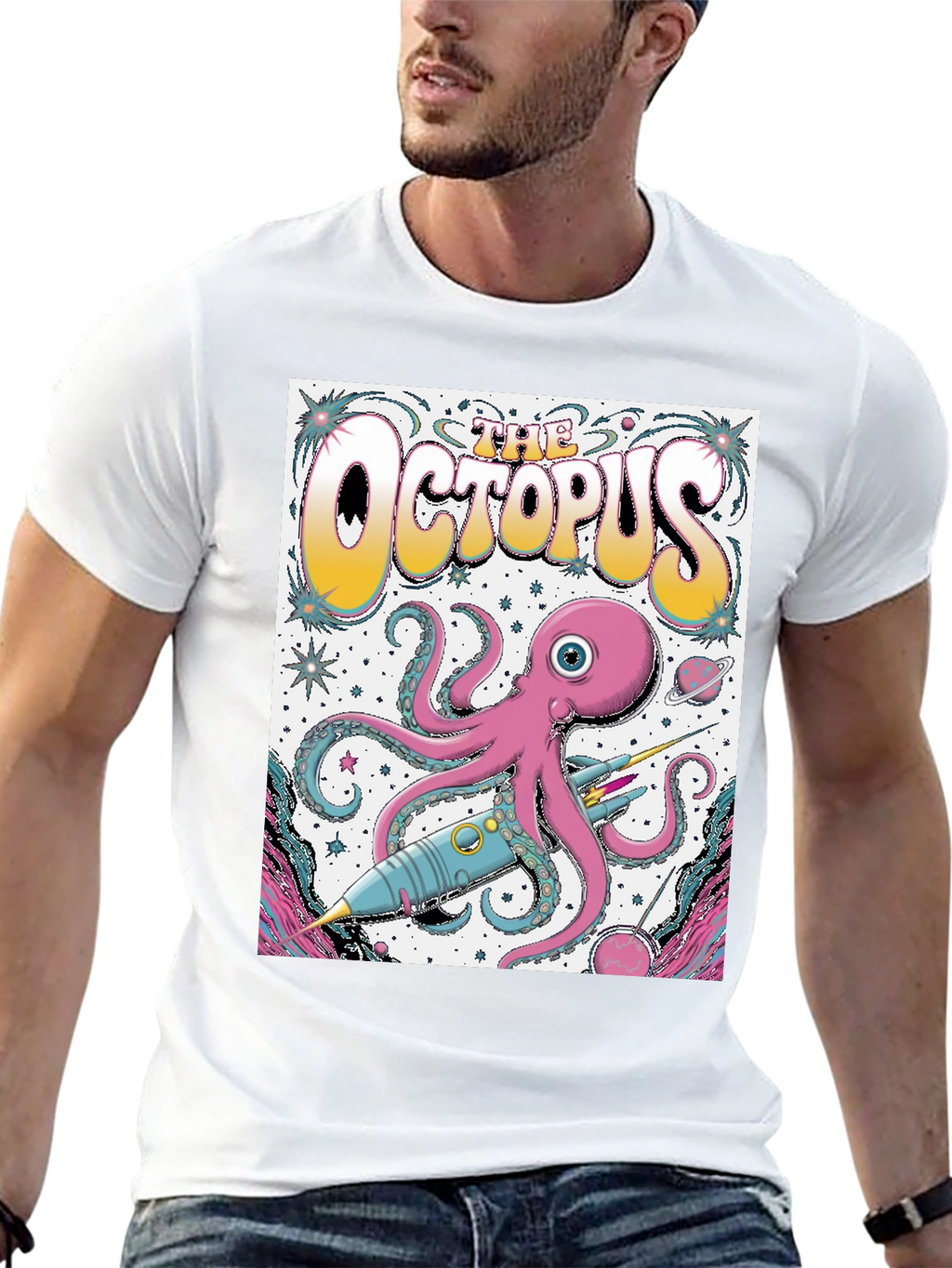The Octopus Graphic T-Shirt - Space Adventure Tee