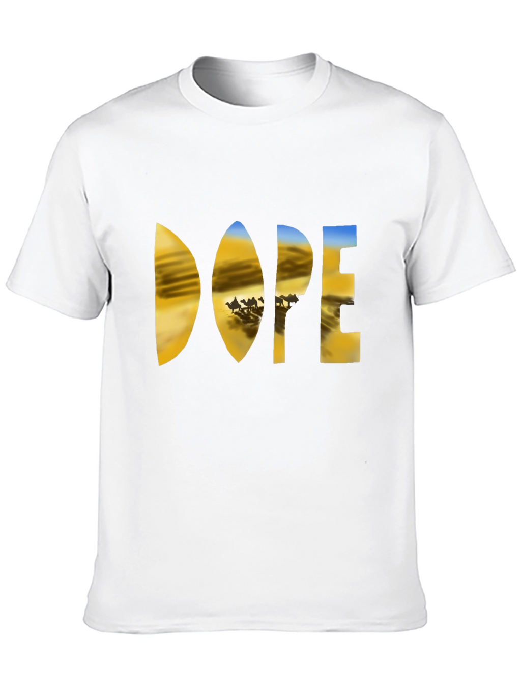 Dope Desert Graphic T-Shirt - Mens Black Tee