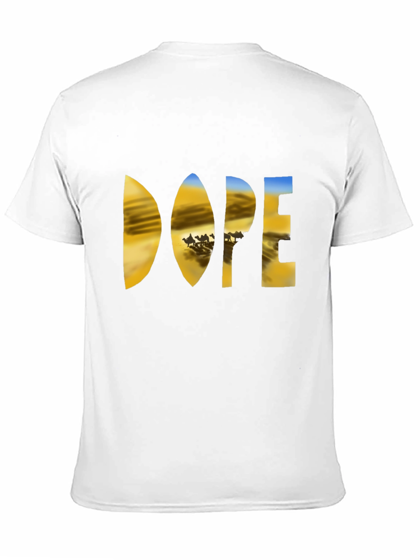 Dope Desert Graphic T-Shirt - Mens Black Tee
