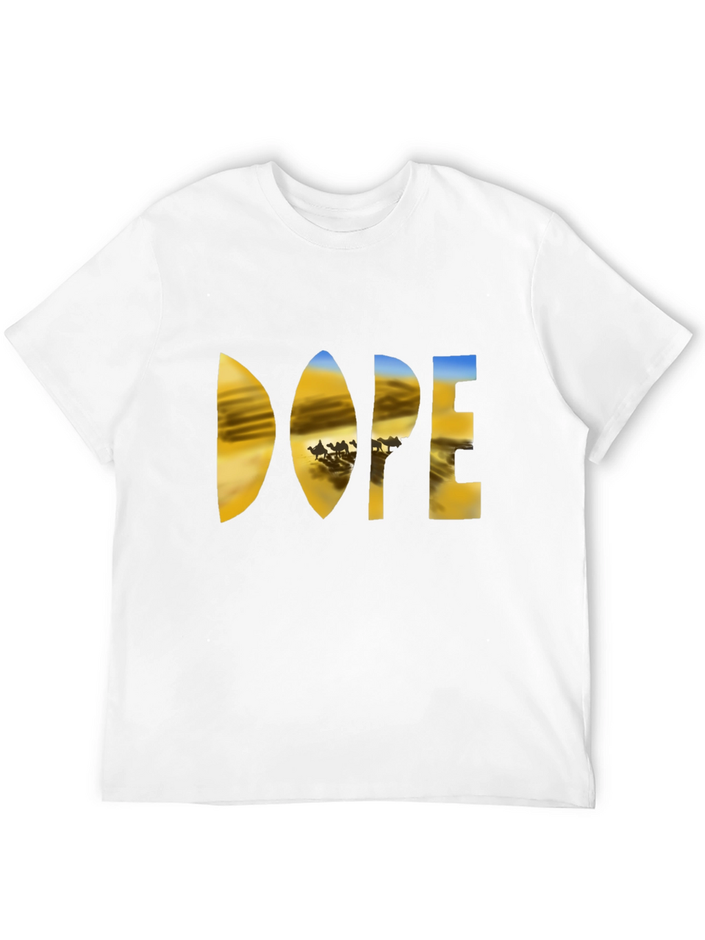 Dope Desert Graphic T-Shirt - Mens Black Tee
