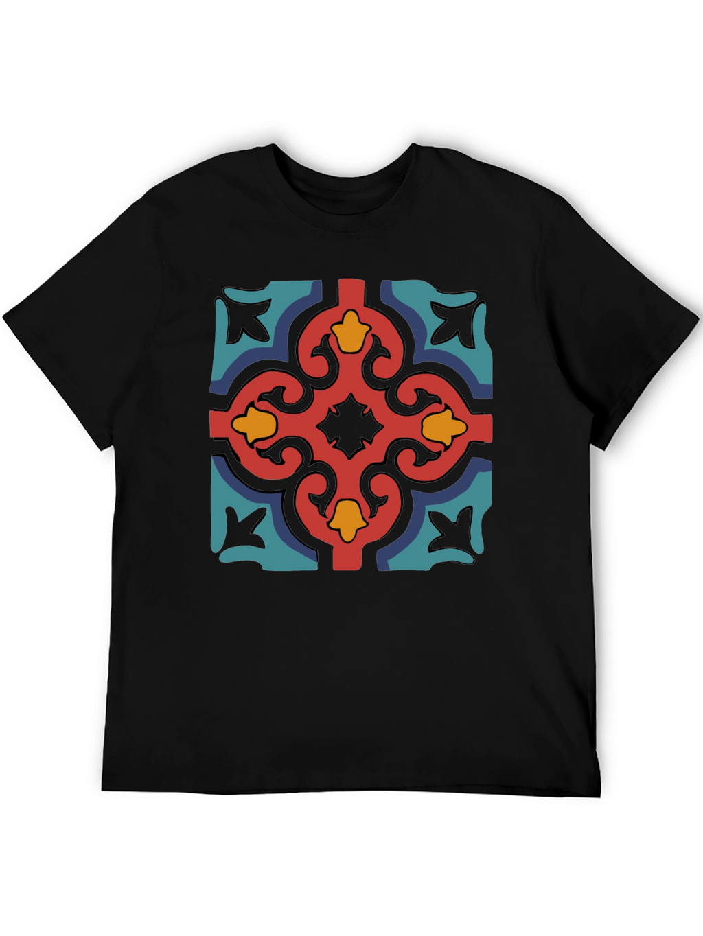 Geometric Pattern T-Shirt - Unique Design