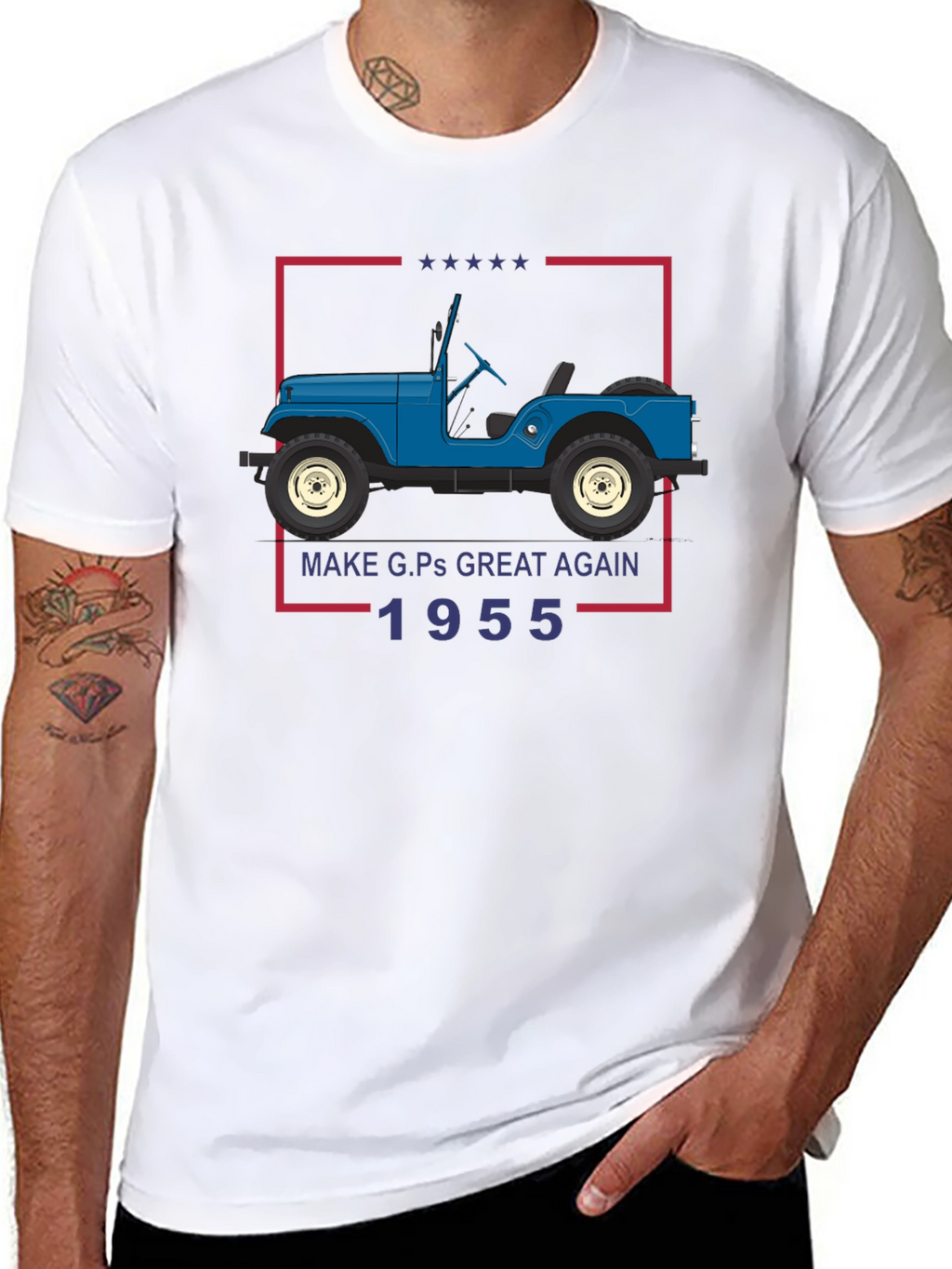 Make G.Ps Great Again - 1955 Jeep T-Shirt