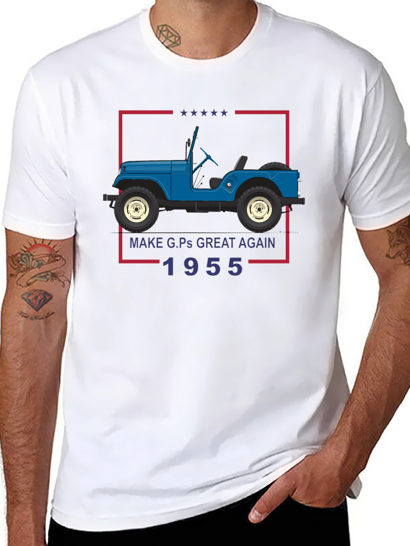 Make G.Ps Great Again - 1955 Jeep T-Shirt