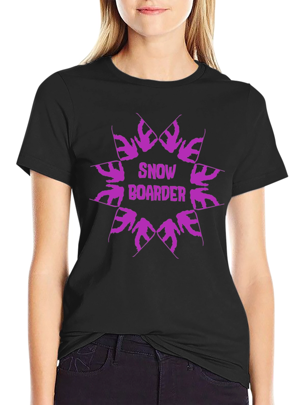 Snowboarder Graphic Tee - Cool Winter Sports Design