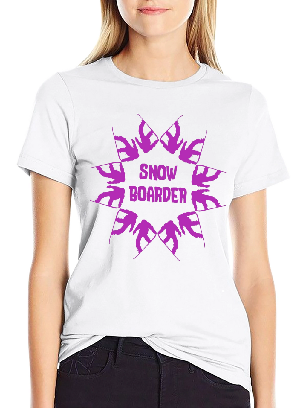 Snowboarder Graphic Tee - Cool Winter Sports Design
