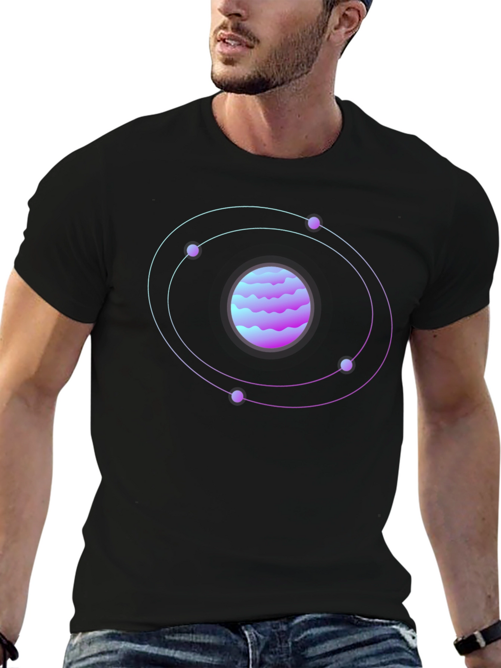 Atom Graphic Tee - Modern Unisex T-Shirt